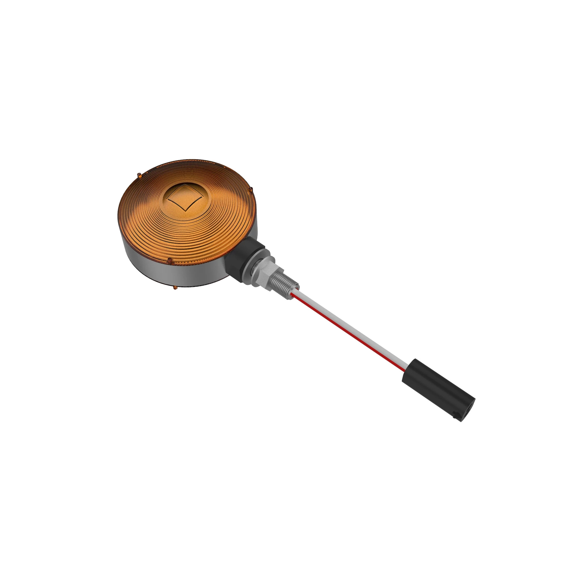 John Deere Round Warning Lamp, 12.8 Volts, 26.9 Watts - AR50580