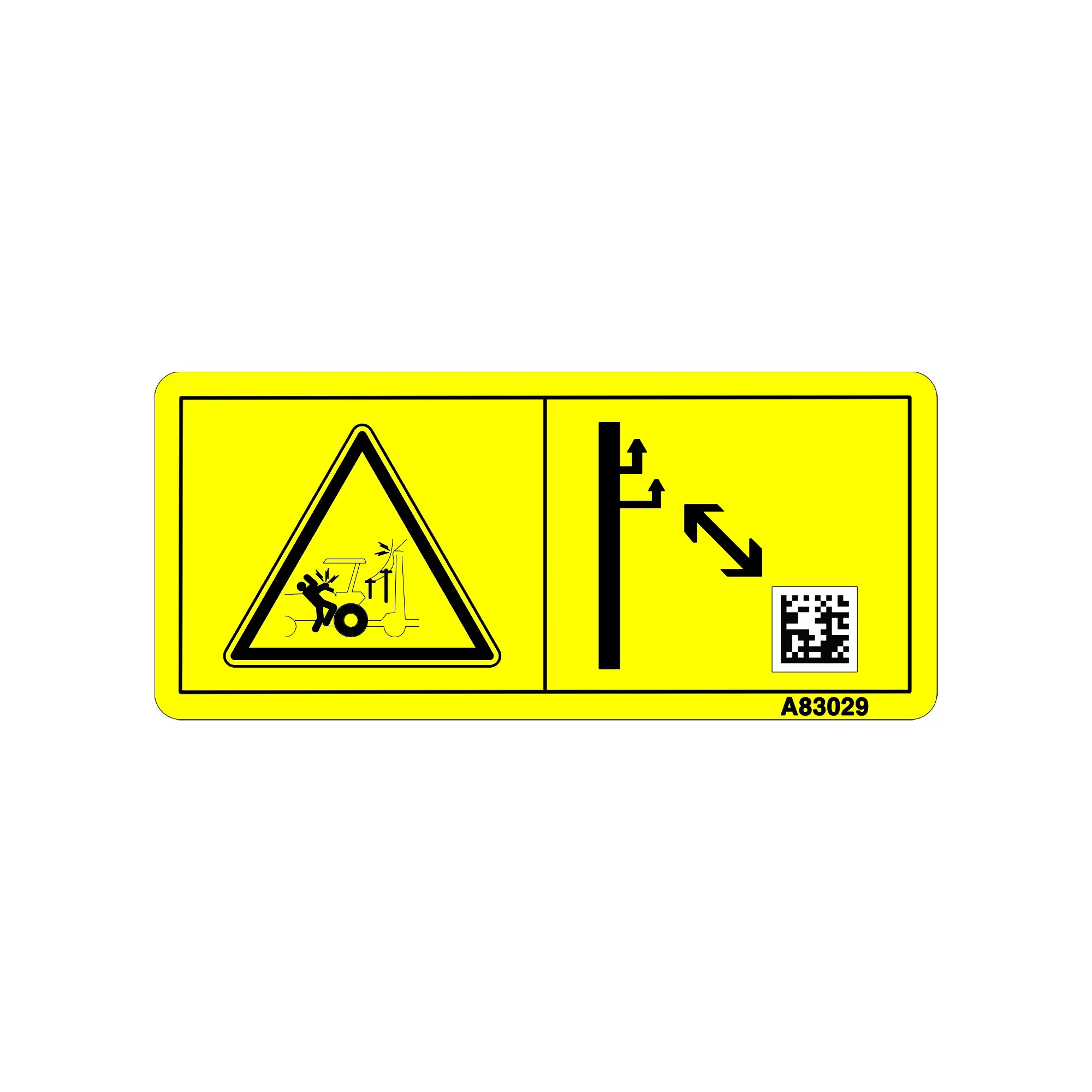 John Deere Electrical Shock Text Free, Label - A83029