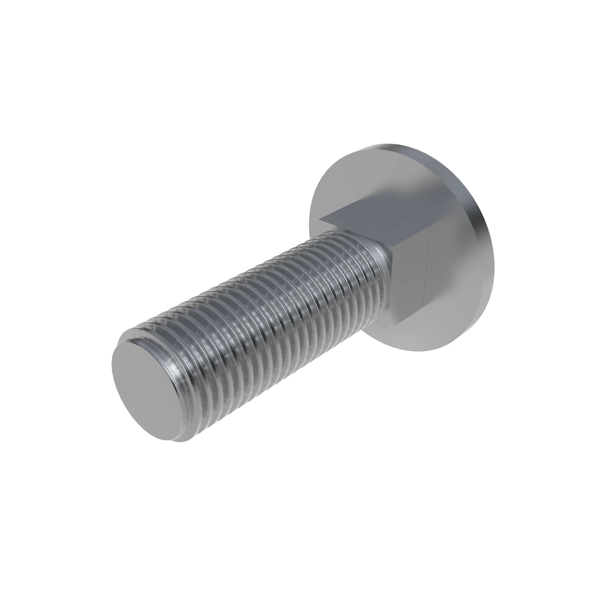 John Deere Round Head Square Neck Bolt, M8 X 30 - 03M7591