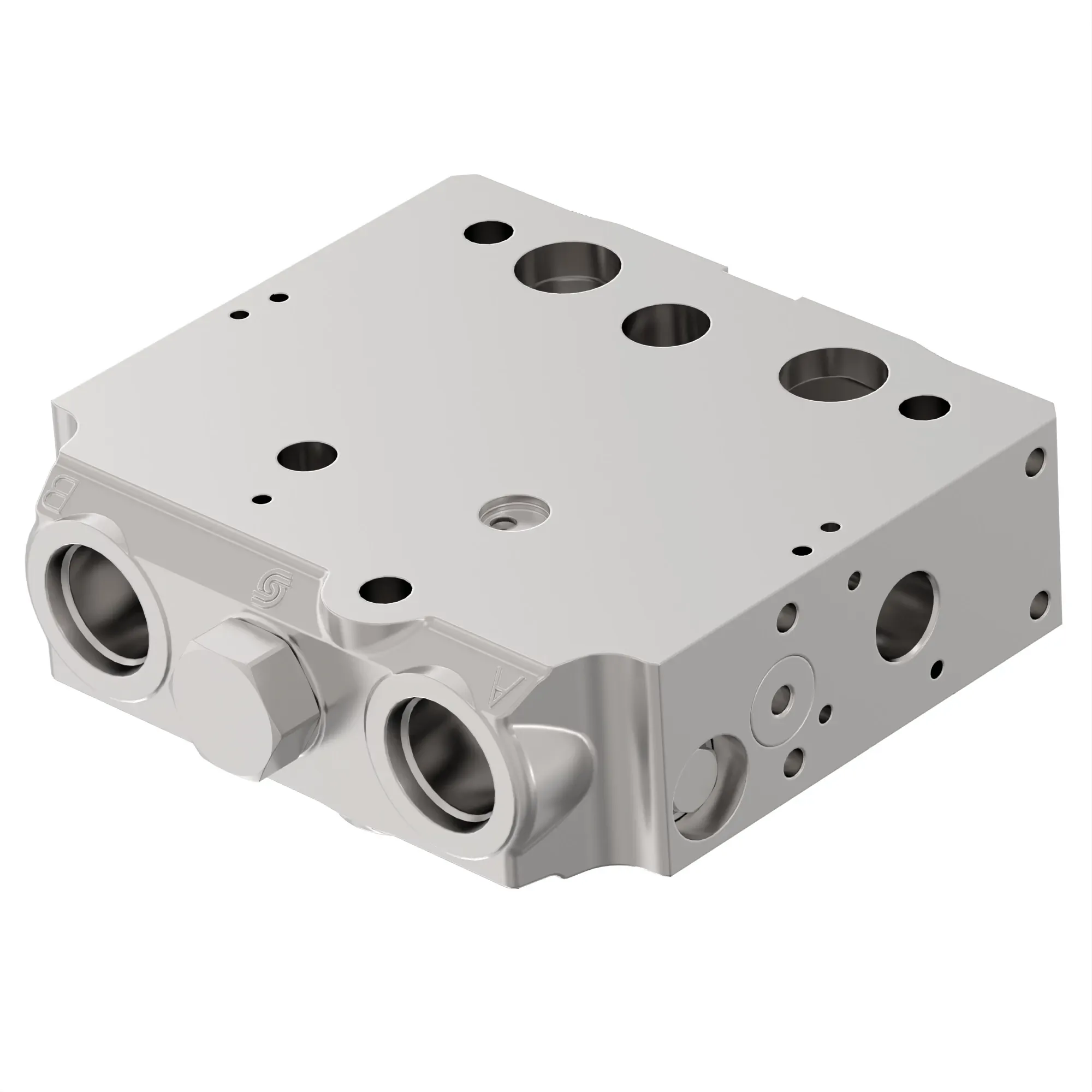 John Deere Integrated Grade Control Valve Section Housing - AT342200