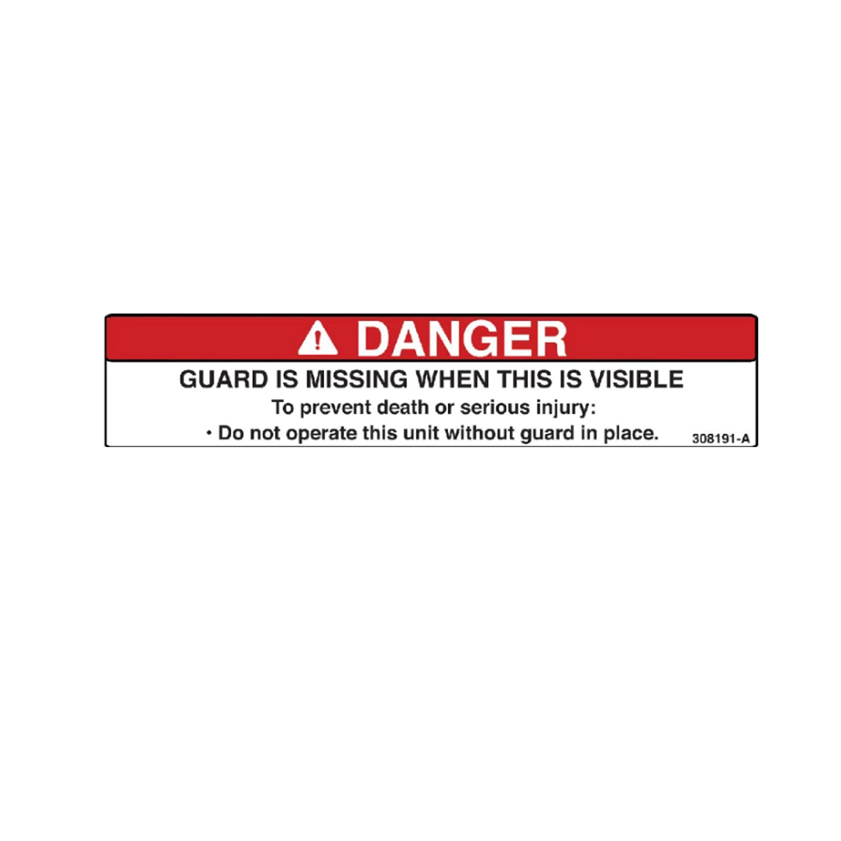 Label, Guard Is Missing, Nlm 308191