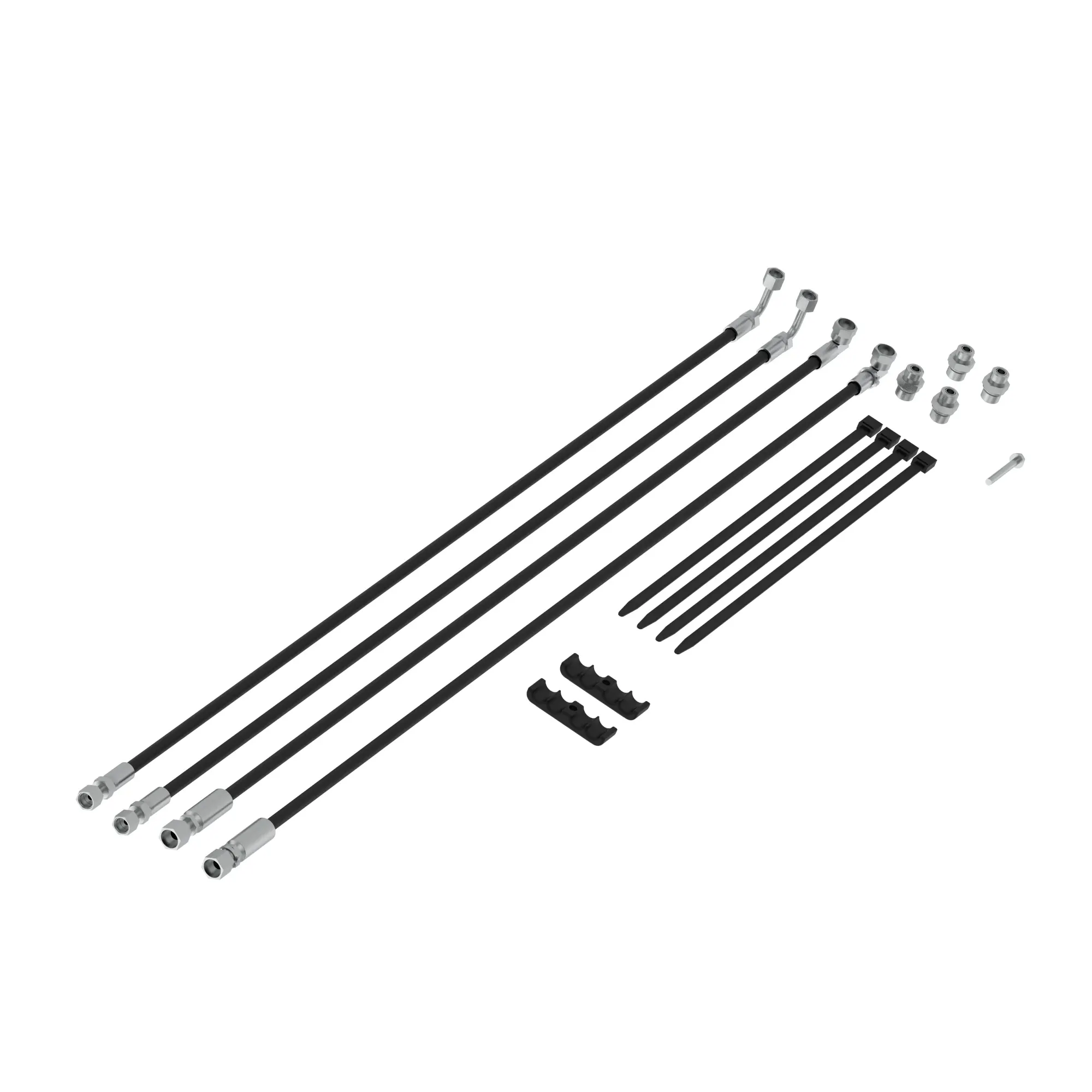 John Deere 2-Function Hydraulic Hoses and Parts - BW16972