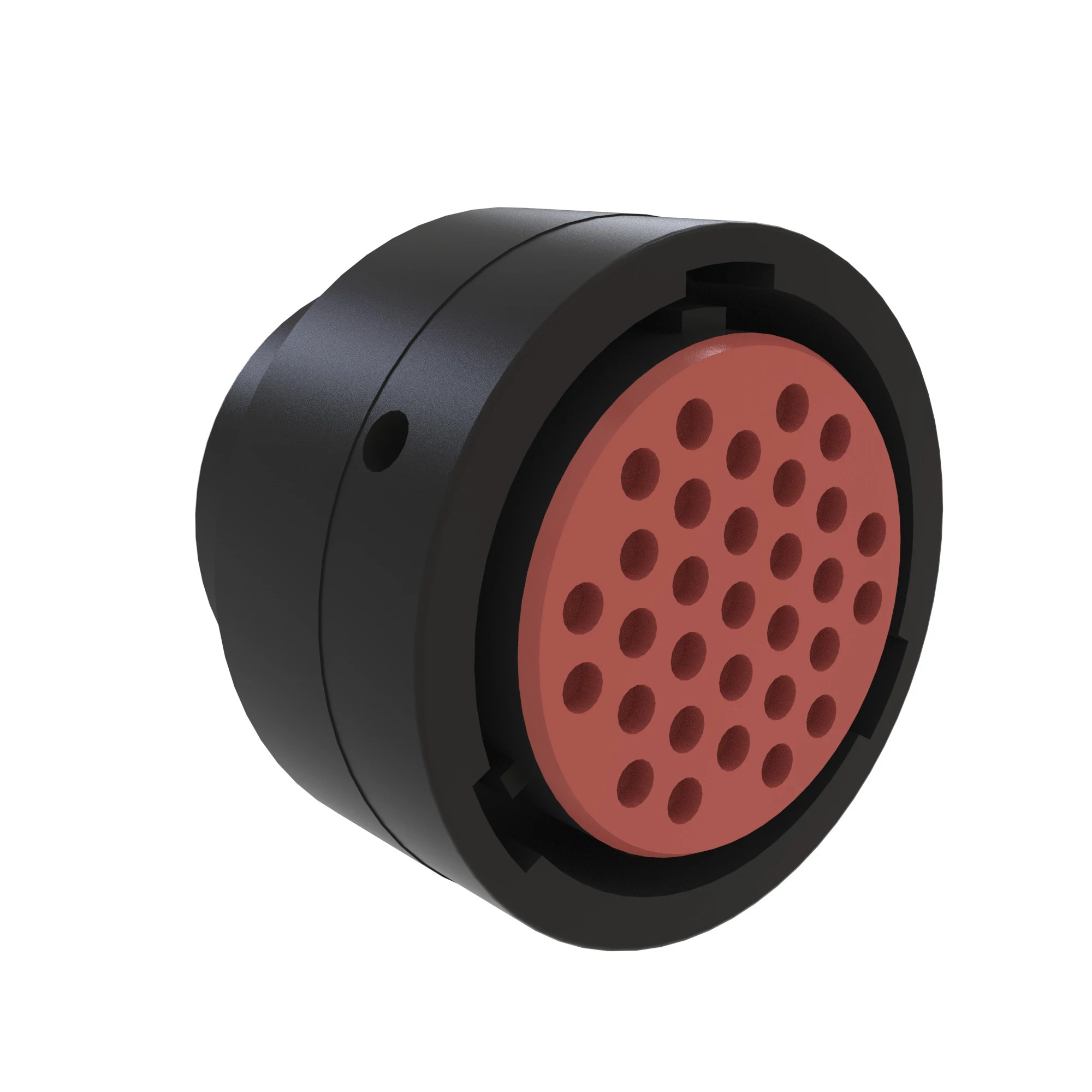 CONN DEUTSCH HDP20 31W MS BLK PLSTC