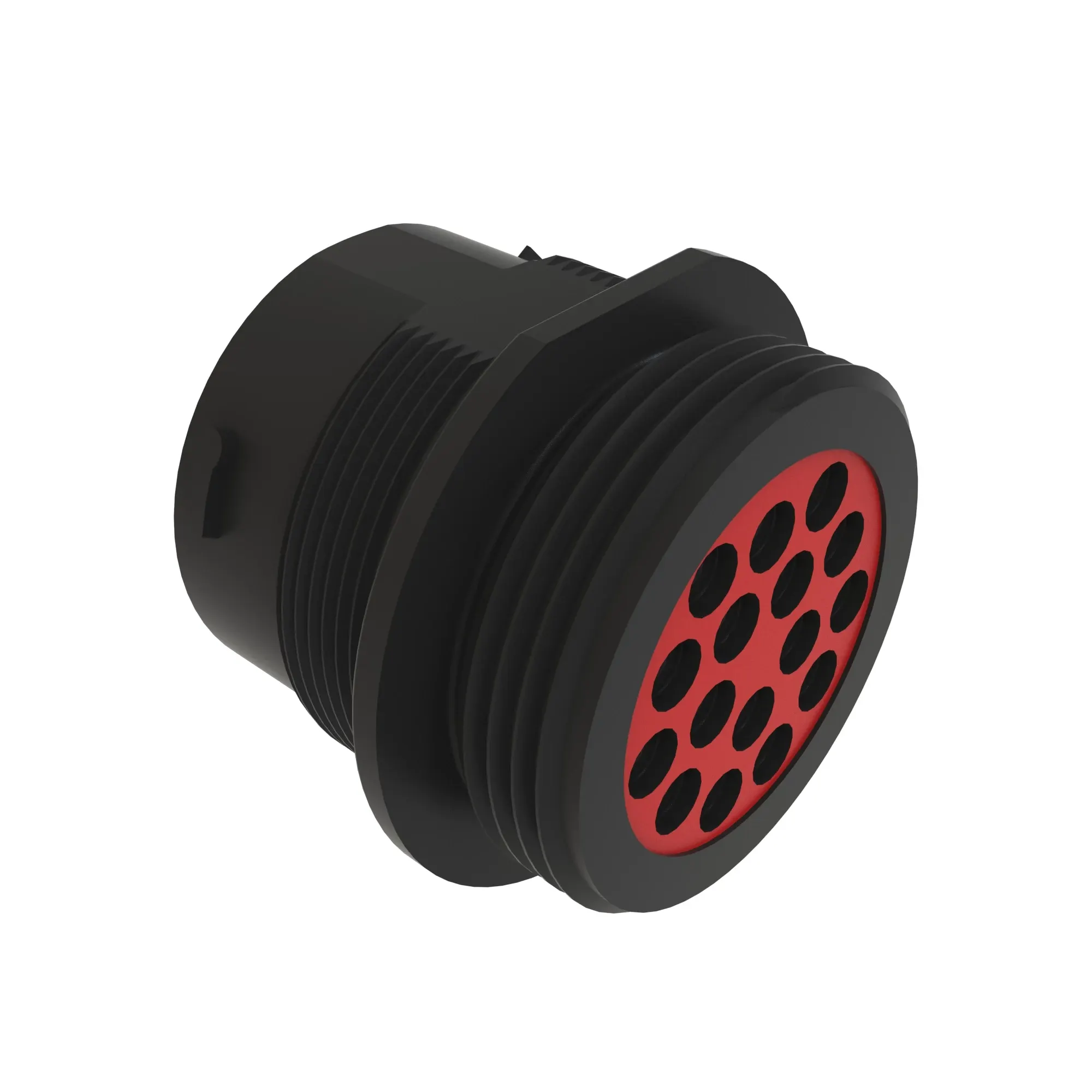 CONN DEUTSCH HDP20 16W FS BLK PLSTC