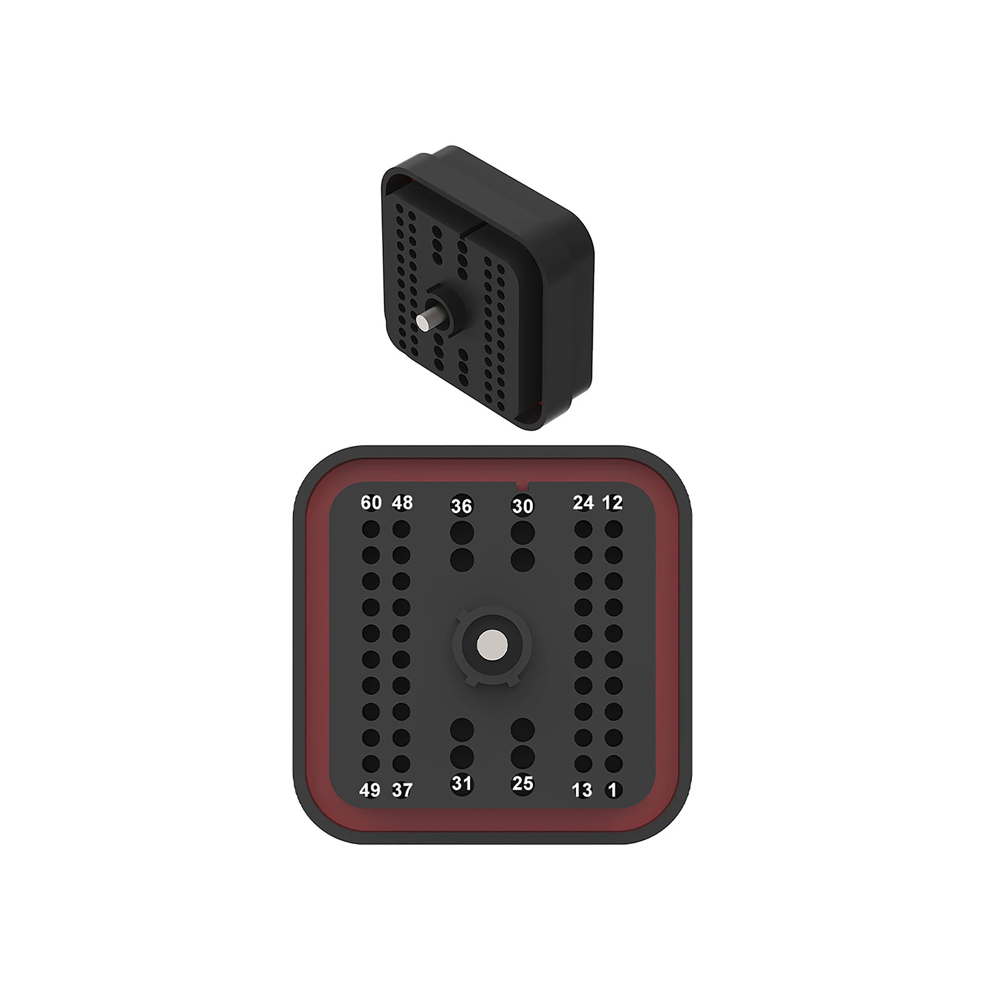 CONN DEUTSCH DRB 60W MS BLK PLSTC