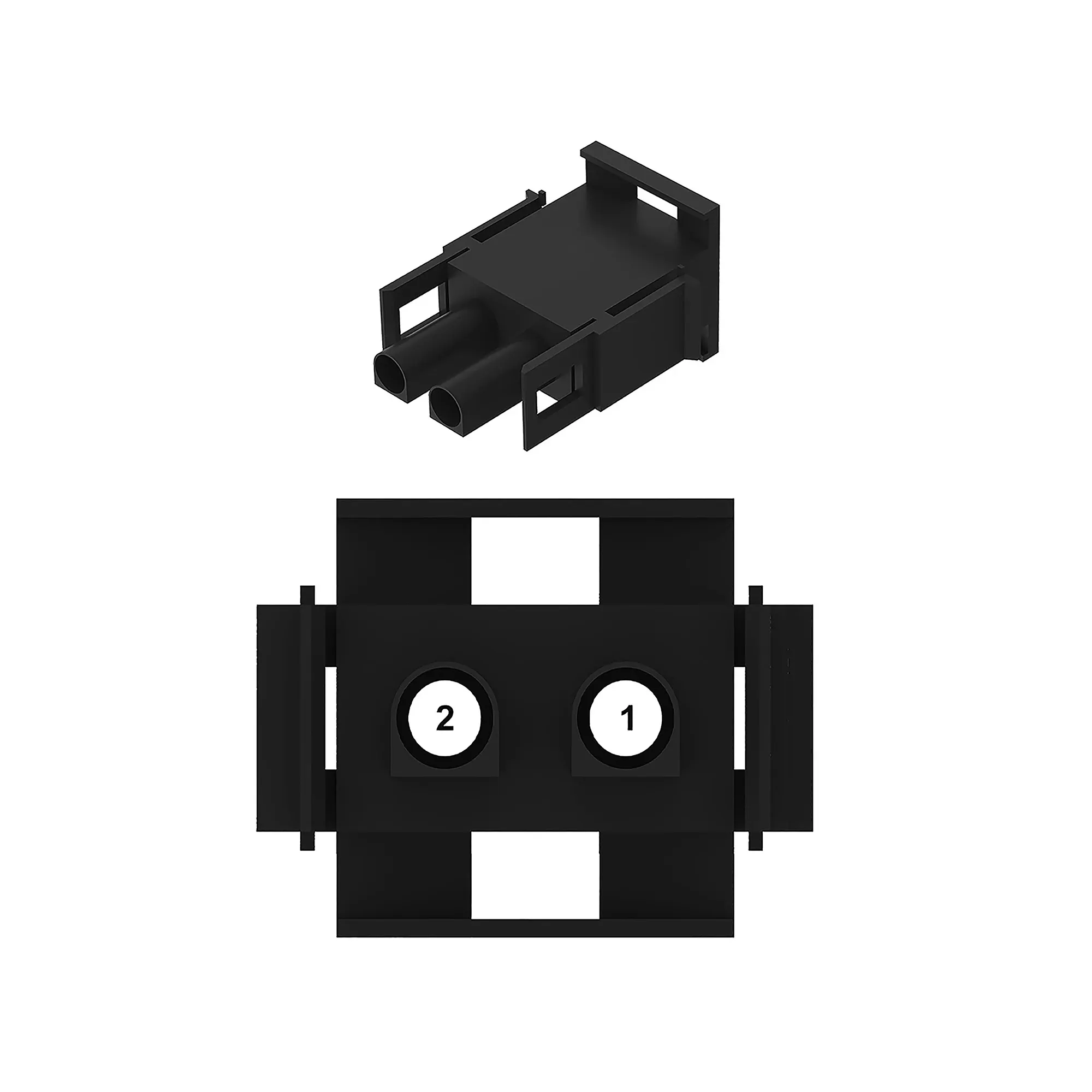 Conn Molex Mlx 2W M Nat Nylon