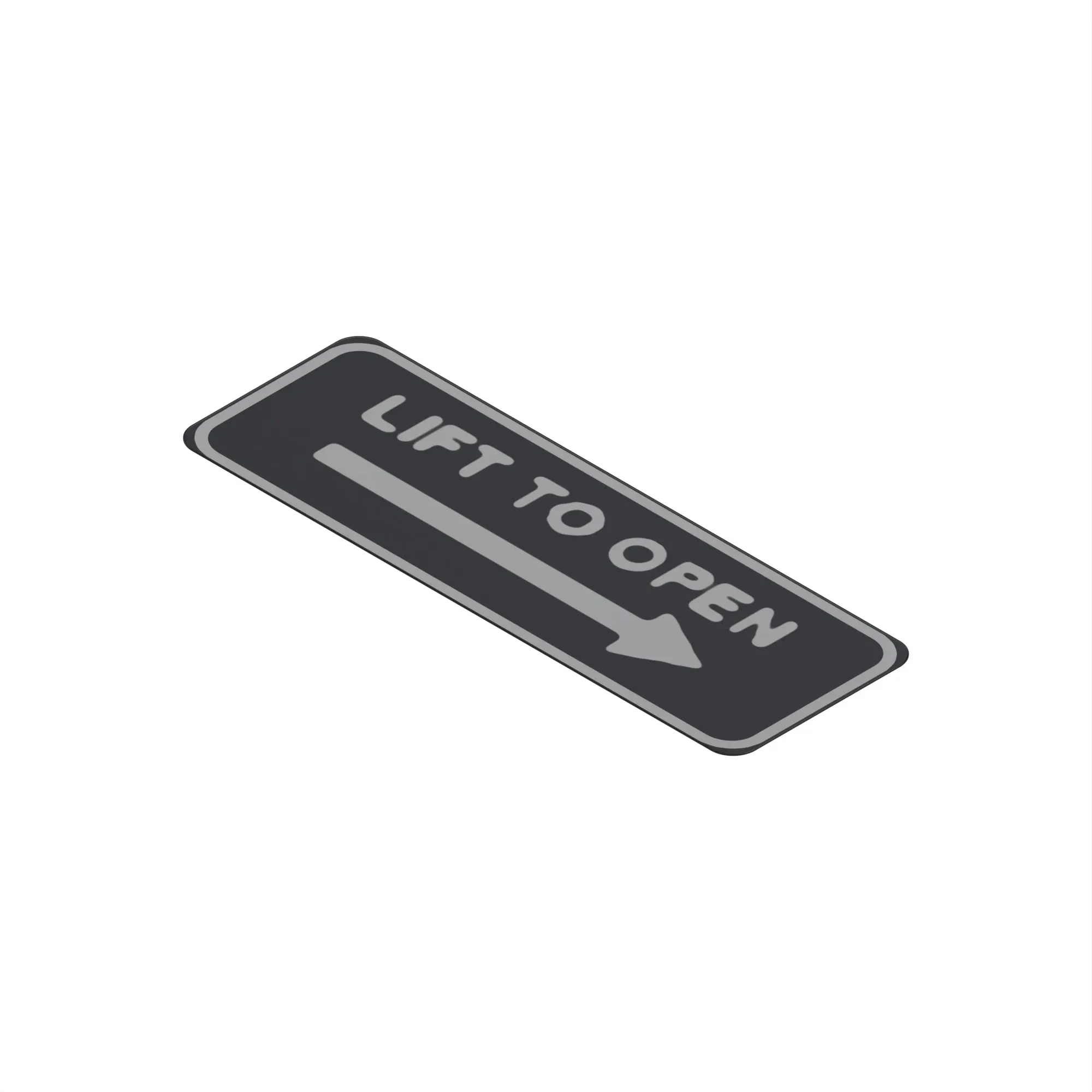 John Deere Plenum Door Label - T240315
