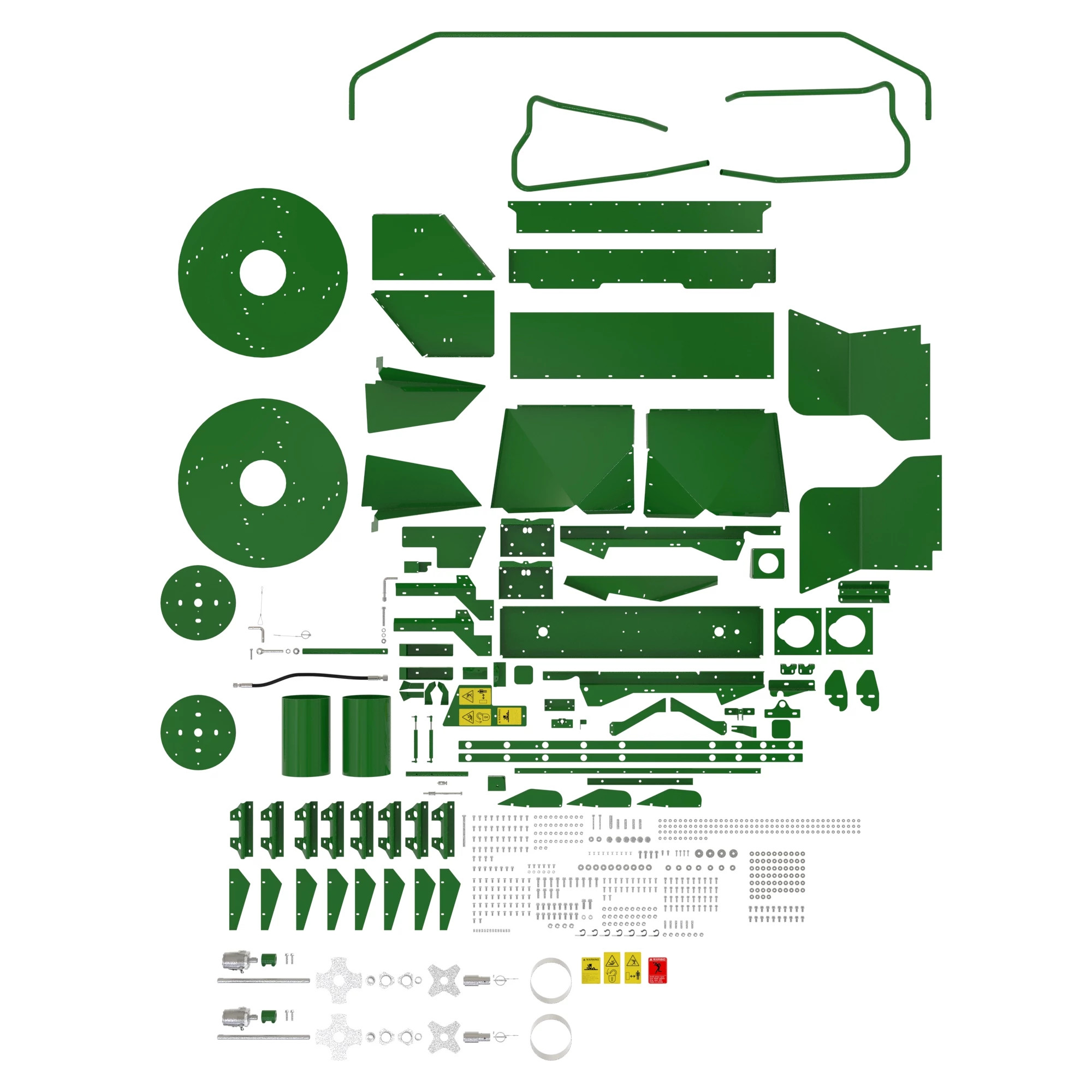 Flex Residue Straw Spreader Attachment for Combine