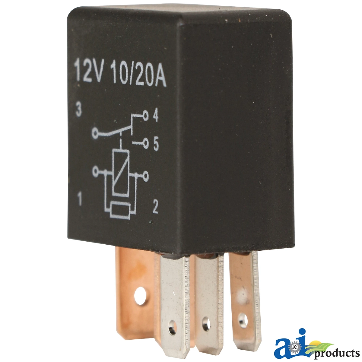 A&I Products Relay, 12 Volt, 10.2 Amp - A-AL76702