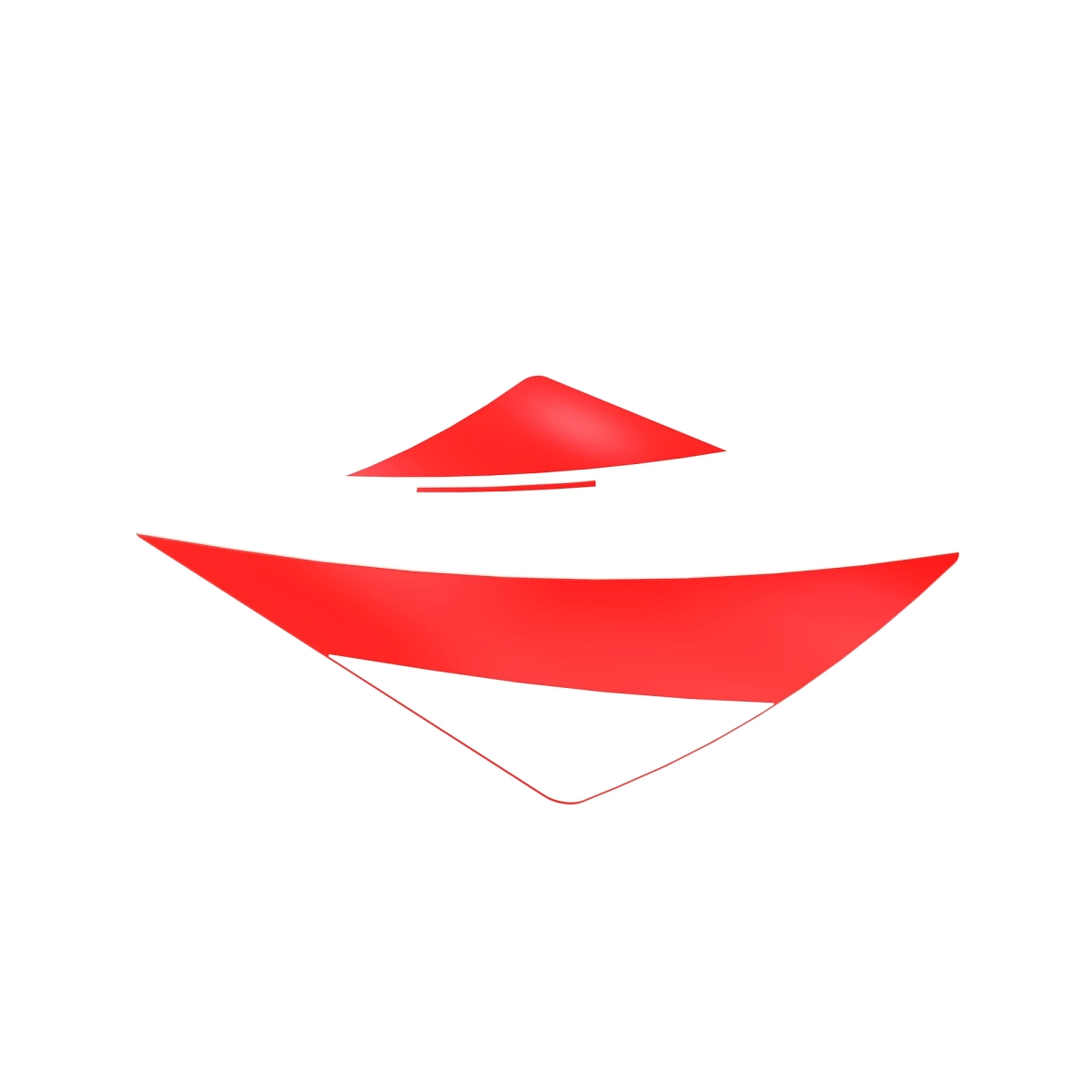 282X282 Zebra Rouge Blanc