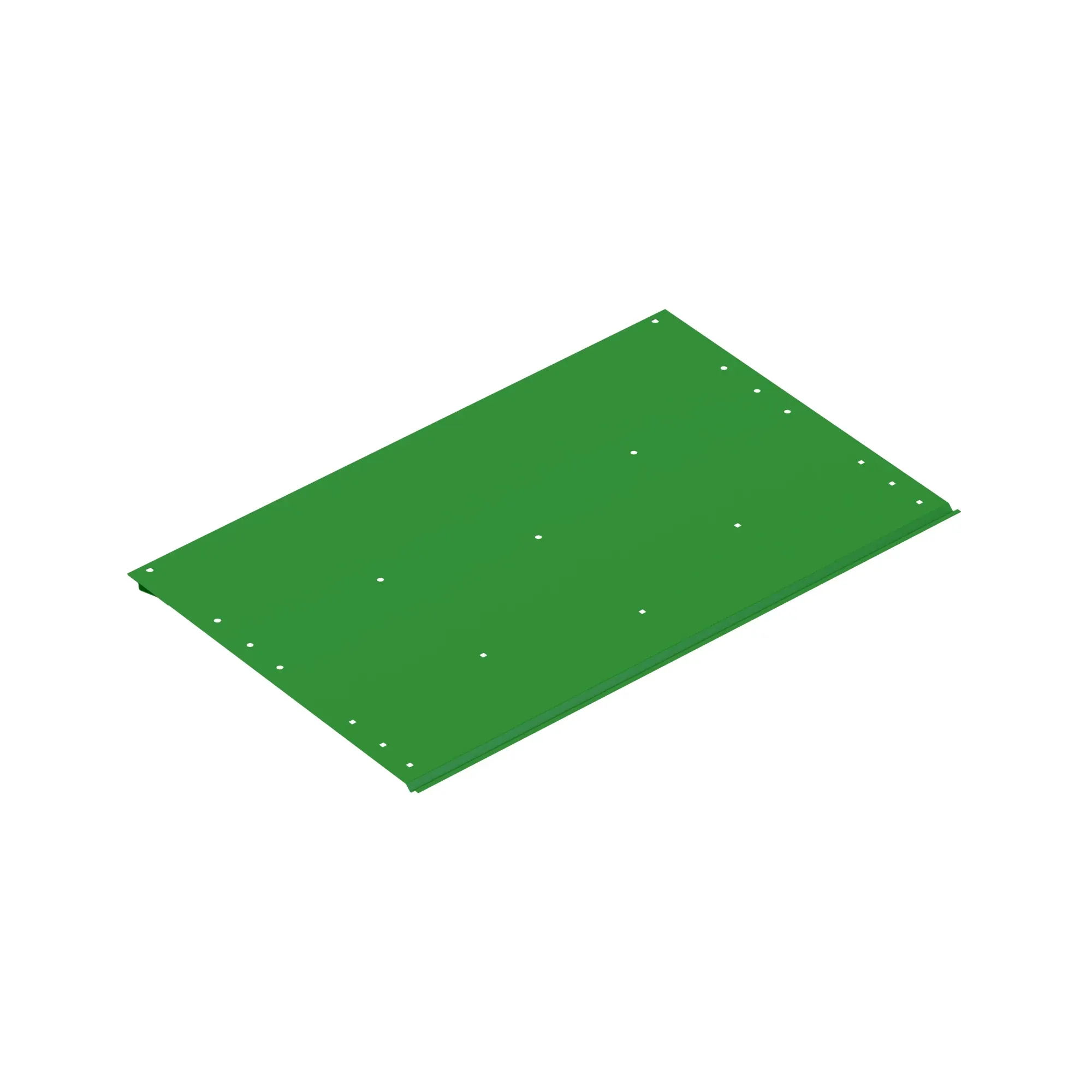 John Deere Cleaning Shoe Sieve Frame Sheet - AXE20836