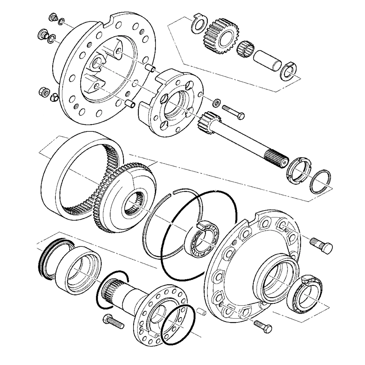 Planet Gear Box Assy