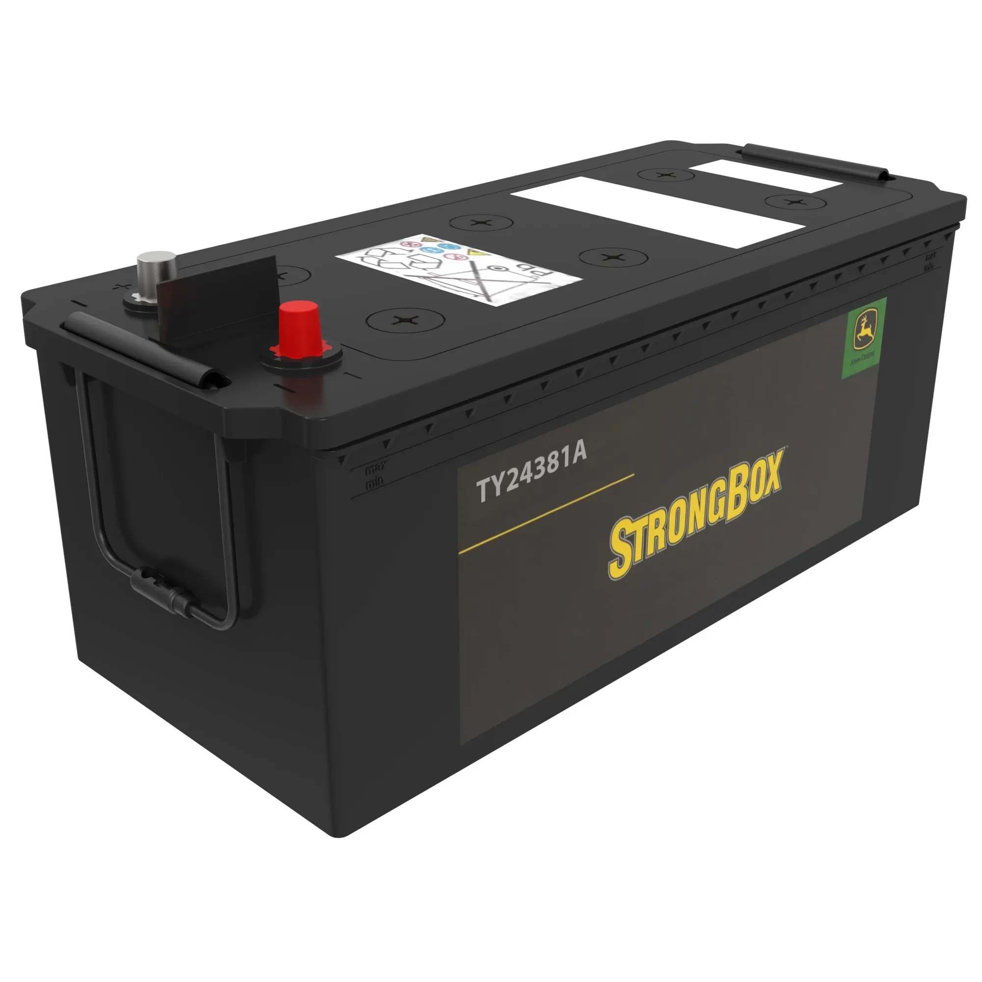 John Deere StrongBox™ Original Equipment, 12 Volts, Wet Battery - TY24381A