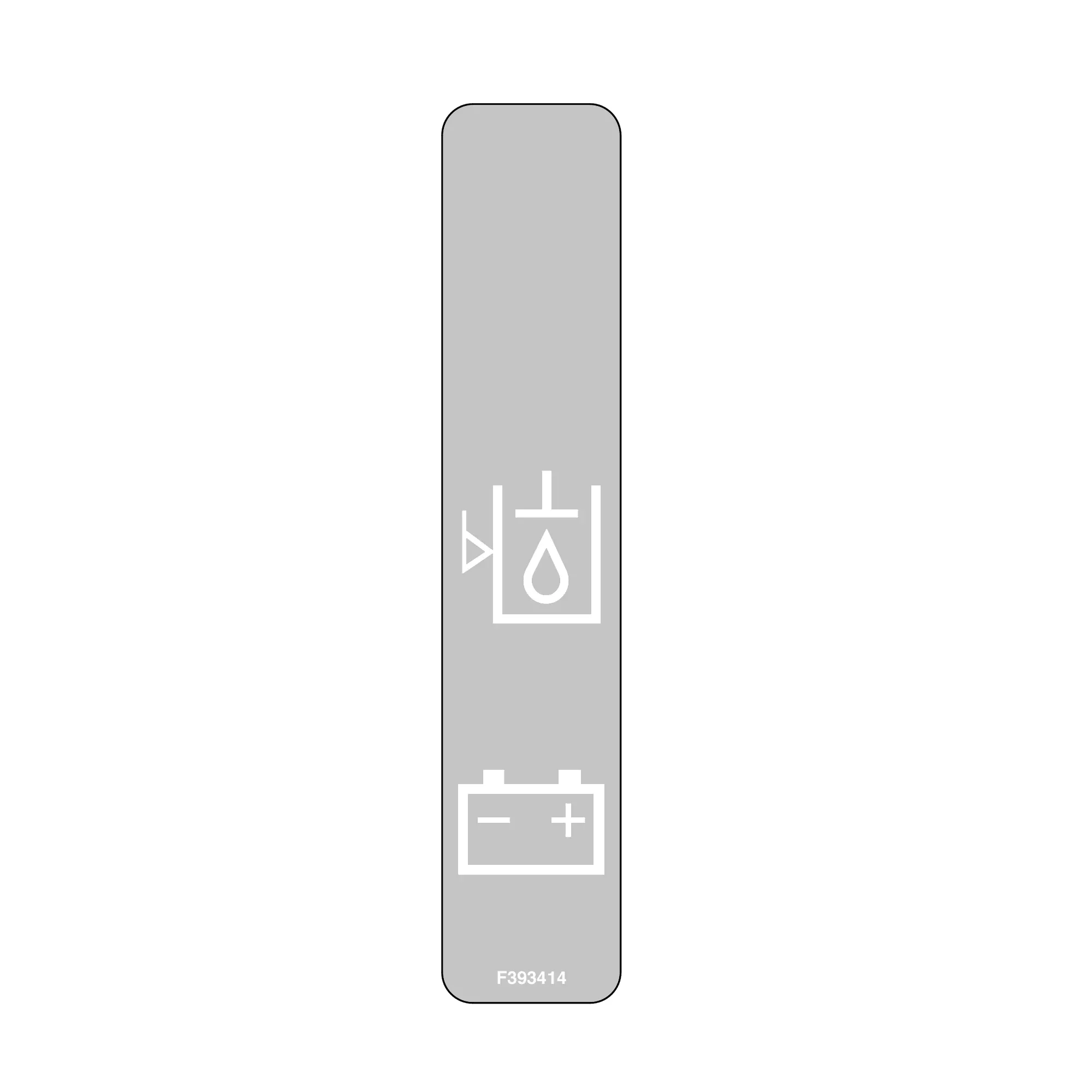 John Deere Lights Warning Decal - F393414