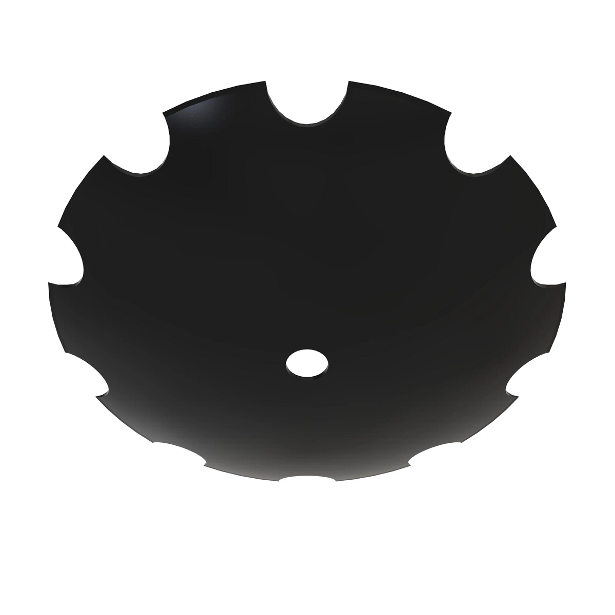 Disk Blade, Cutout Sph, 26" X .256"