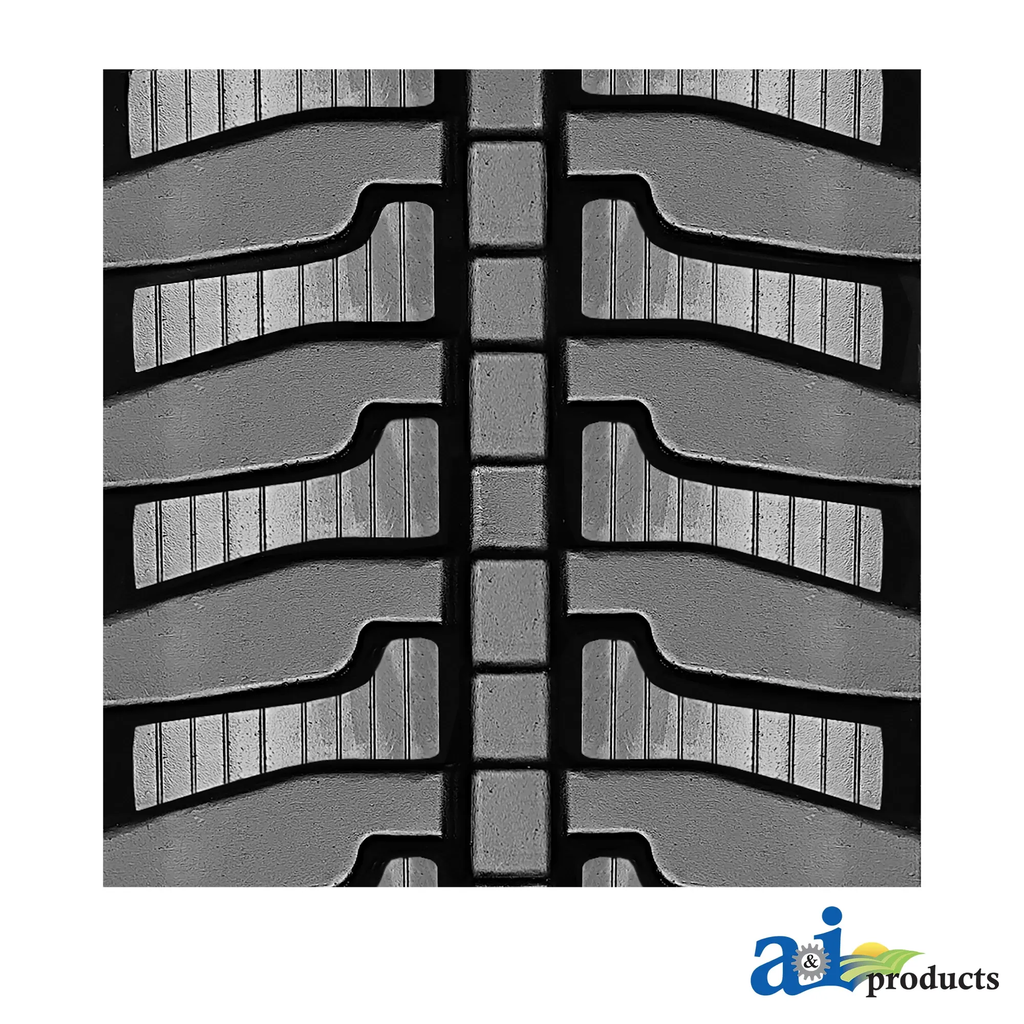A&I Products P Tread Pattern Rubber Track, Width 250 mm, Pitch 72 mm, Links 56 - A-2507256P