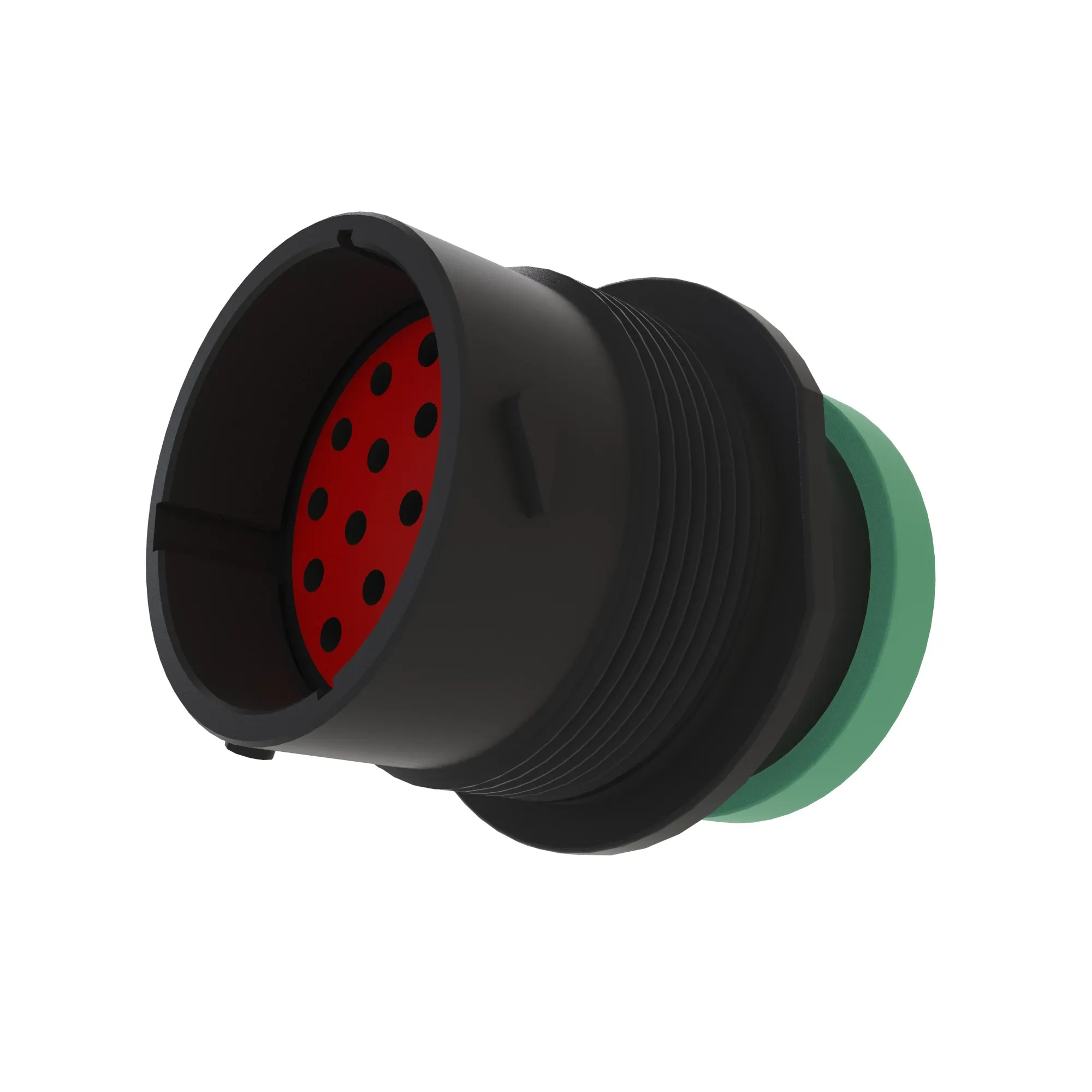 John Deere Black Internal Electrical Connector Terminal, 21 Cavities - 57M9691