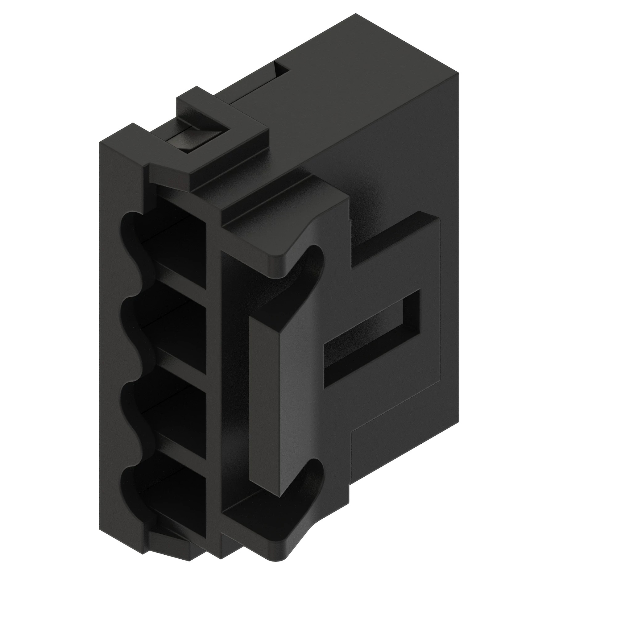 CONN DELPHI MP630 4W F BLK NYLON