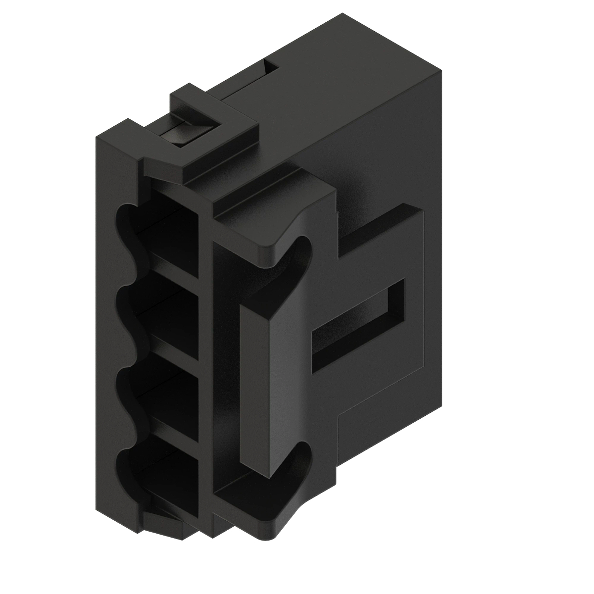 CONN DELPHI MP630 4W F BLK NYLON
