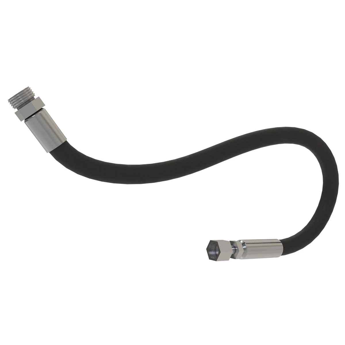 John Deere Top Steering Tube to Steering Cylinder RH Port Hose - TCA17901