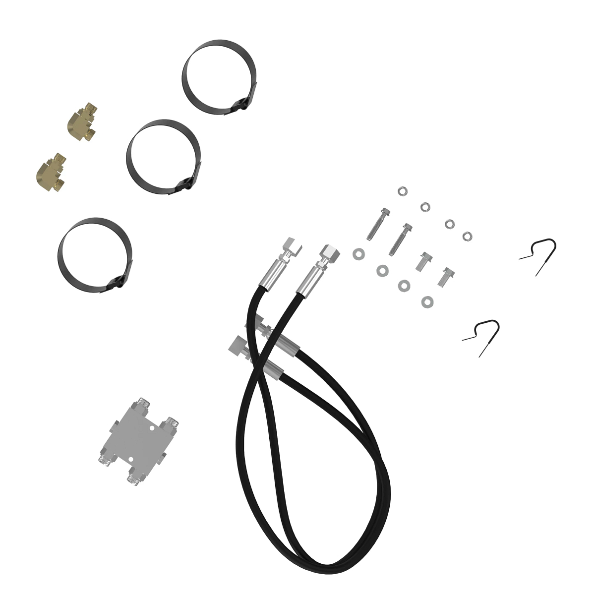 John Deere Enhanced Combine Single-Point Latching Attachment - BXE10669