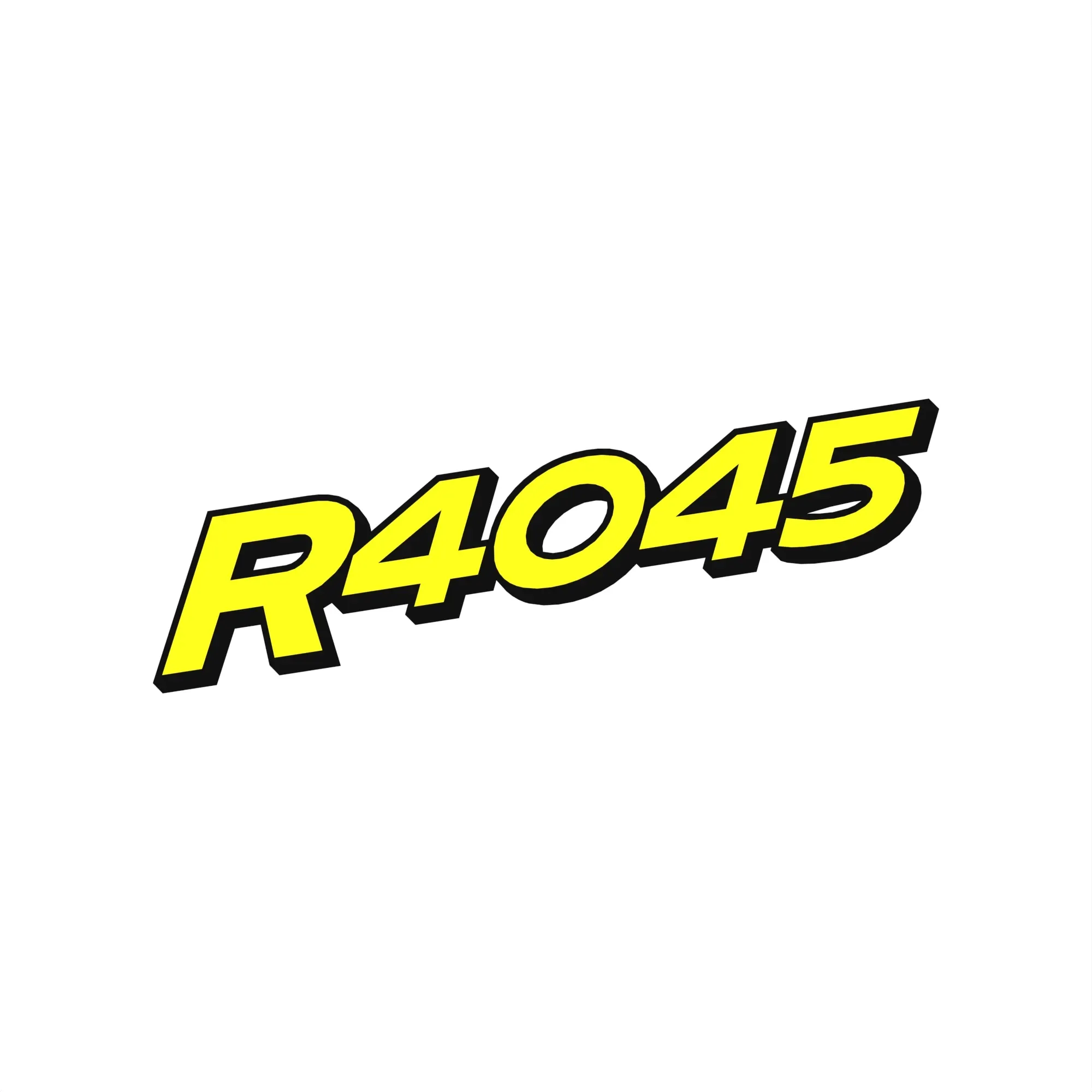 John Deere R4045 Hood Label, Left Side - N412463