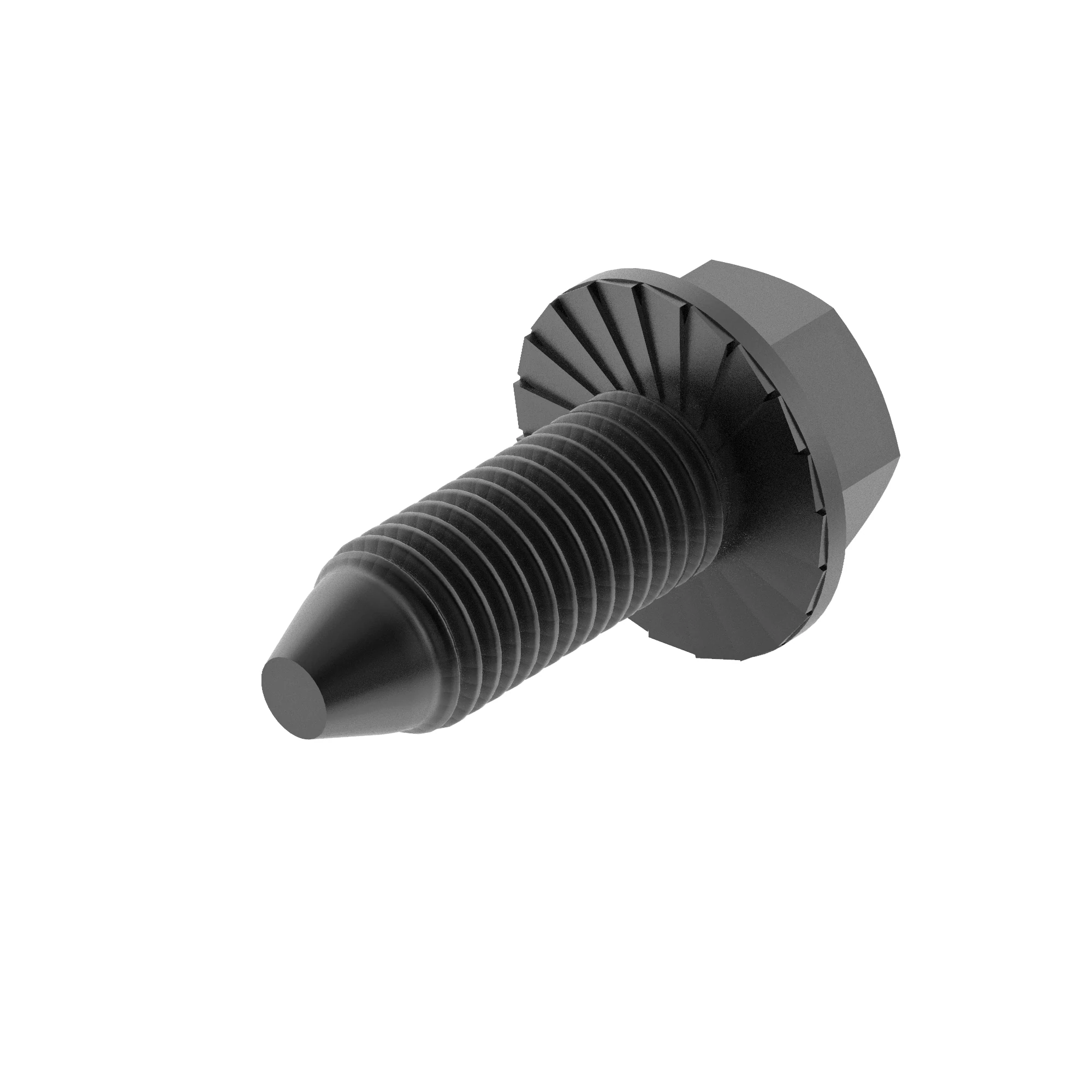GX24210: Hexagonal Head Flanged Self-Tapping Screw, 9.525 X 29.58
