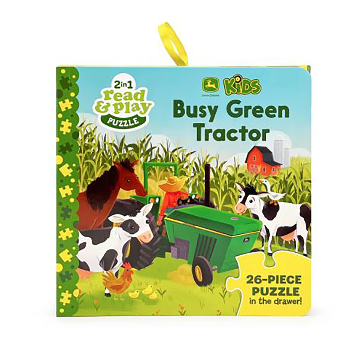 "Kids Busy Green Tractor Book"