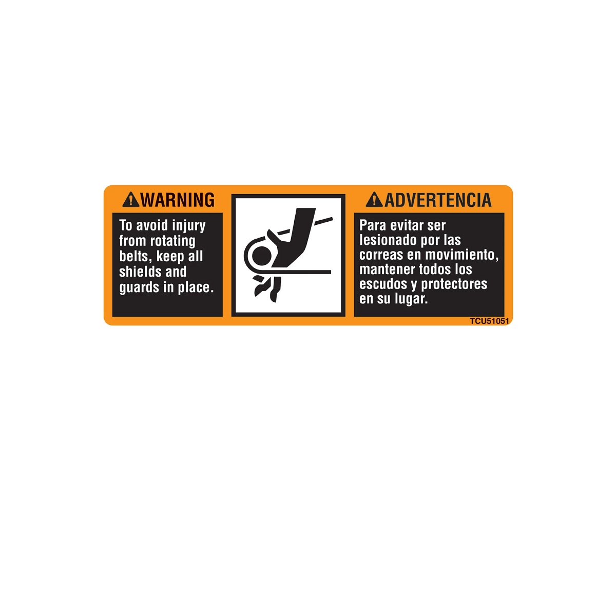 Safety Sign, Warning (Eng/Spanish)