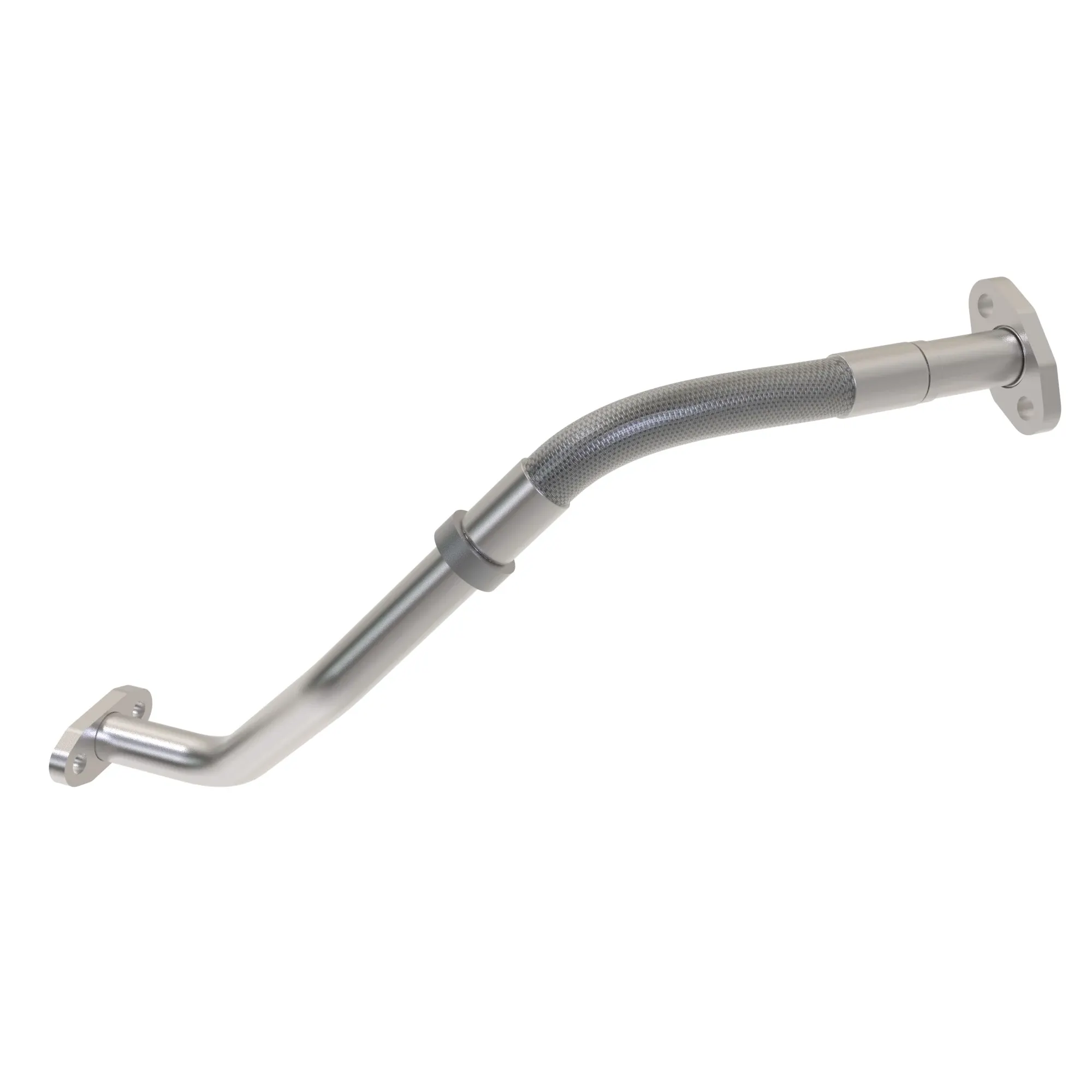 John Deere High Pressure Turbocharger Oil Drain Line - DZ118395