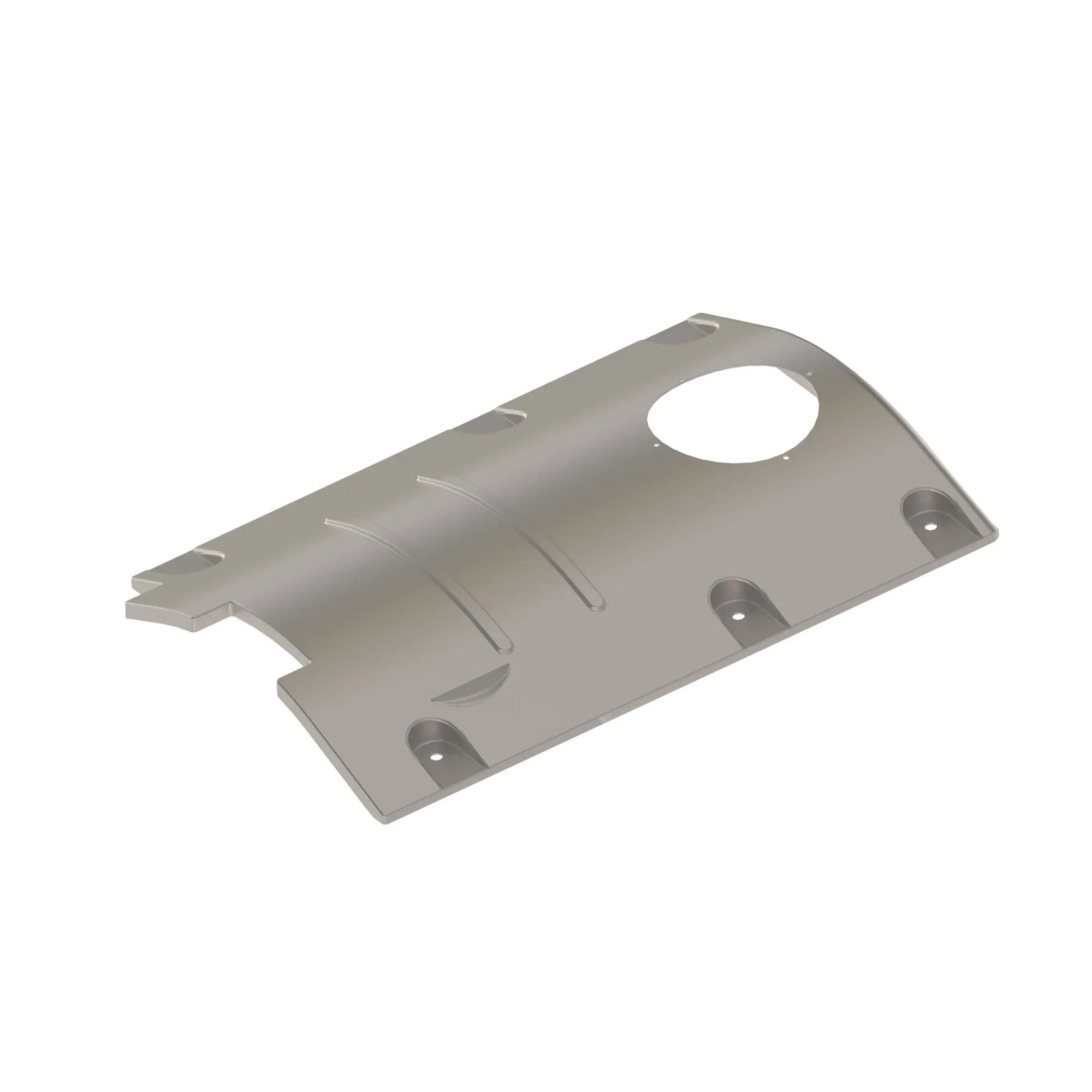 John Deere Front Rotary Ejector Precleaner Cover - T208184