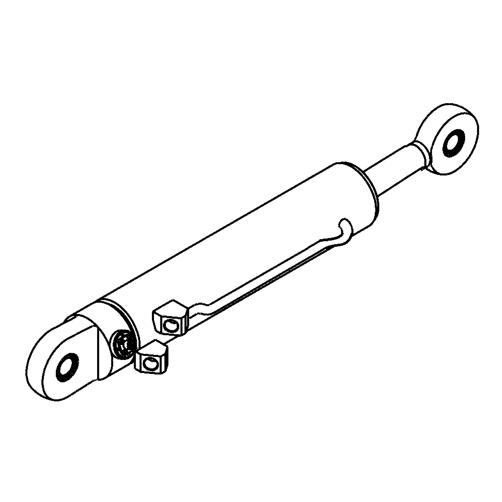 John Deere Feed Roll Hydraulic Cylinder Magnet - F677828