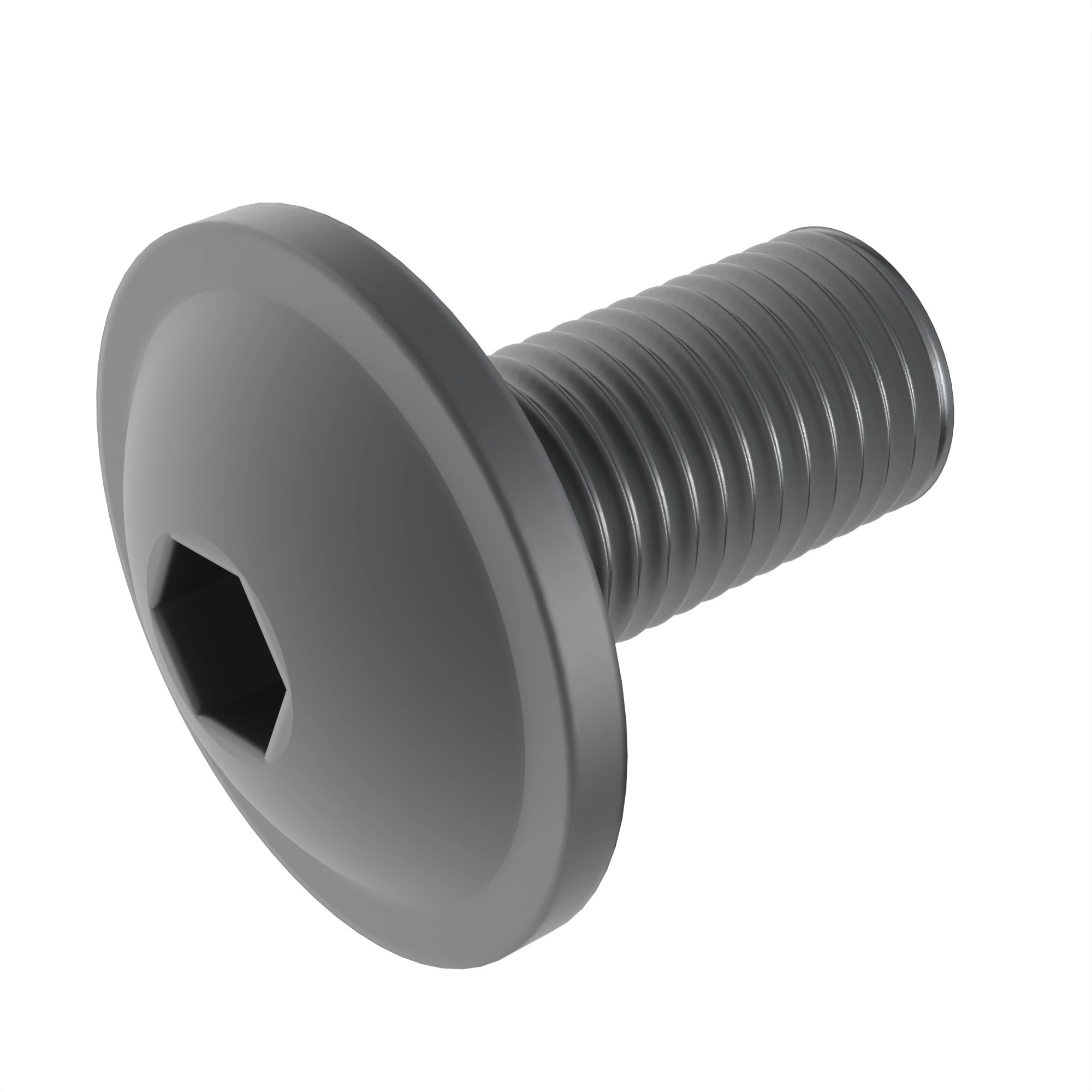 SCREW, HEX SOCKET,BUTTON HD FLANGED