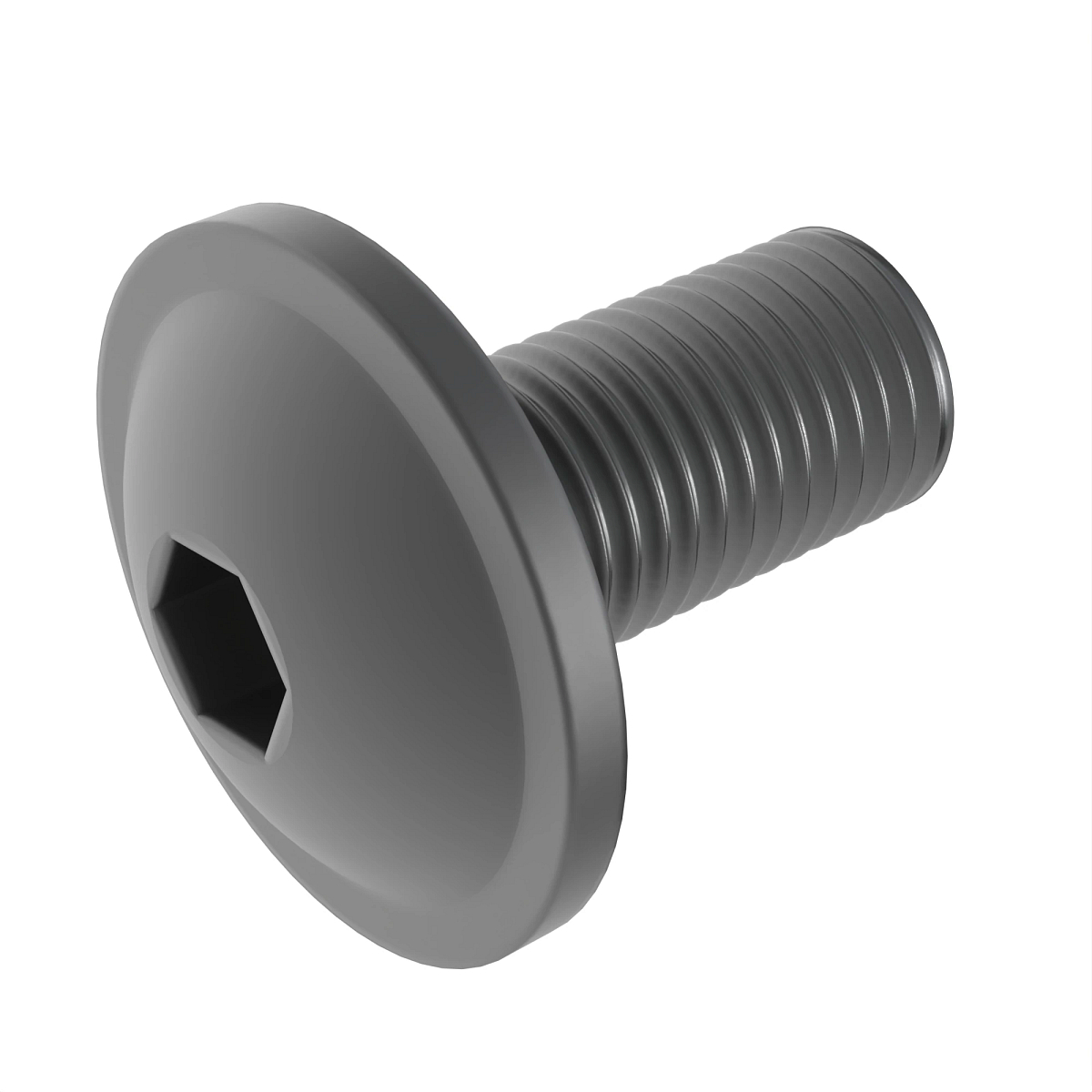 SCREW, HEX SOCKET,BUTTON HD FLANGED