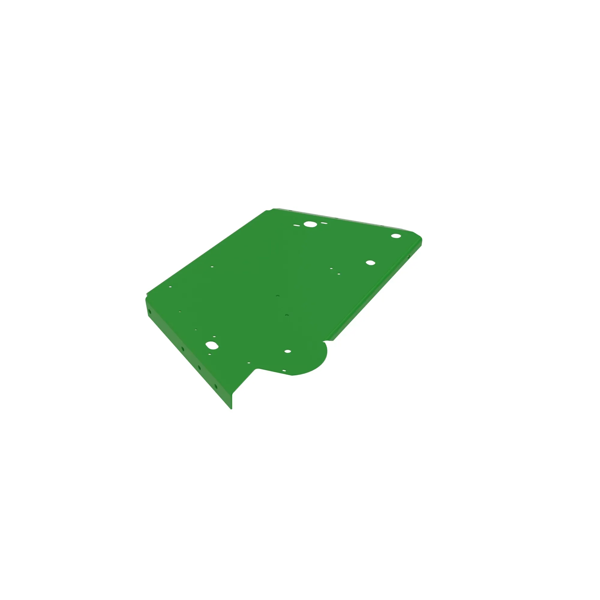 John Deere Left Side Straw Chopper Sheet - AH213206