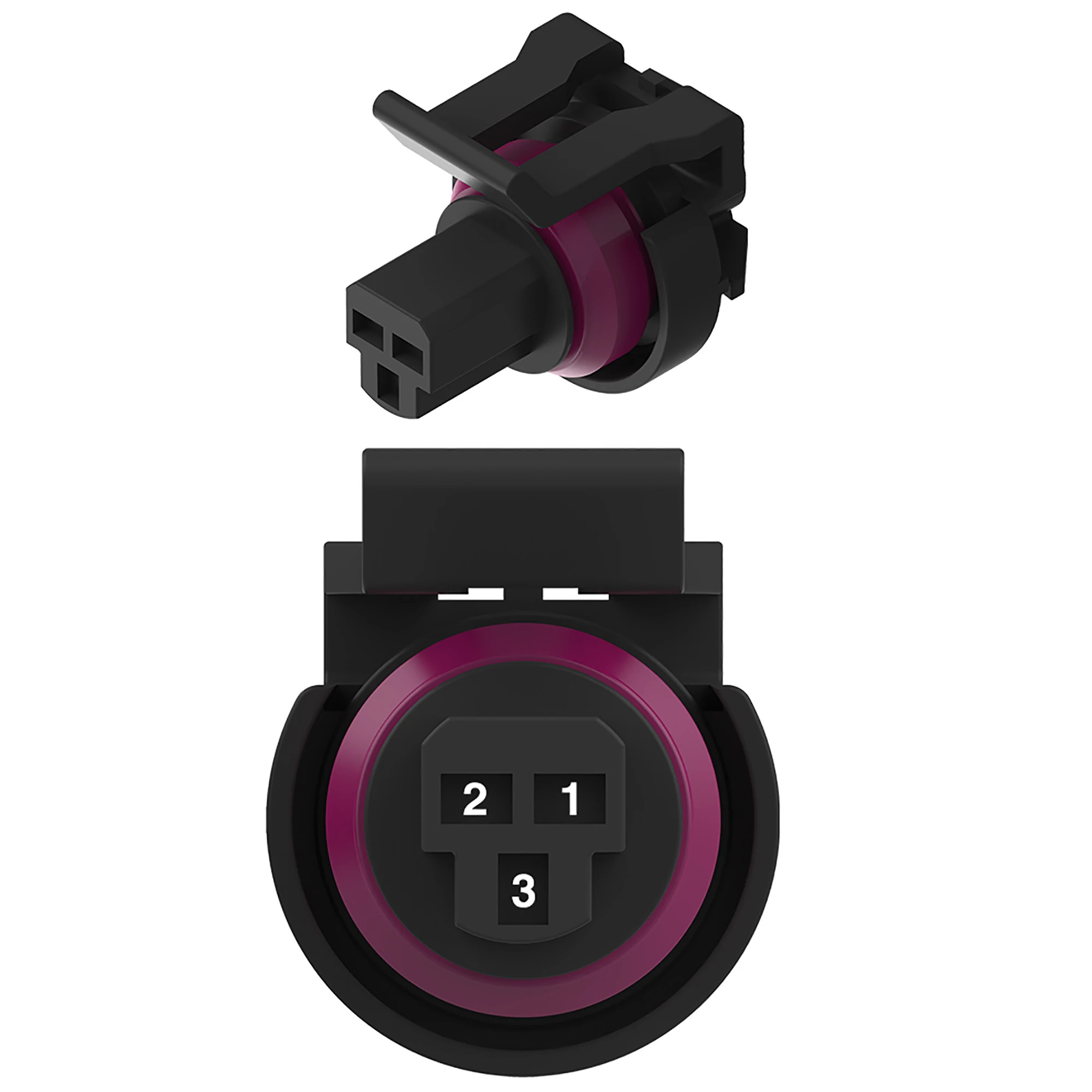 CONN DELPHI GT150 3W FS BLK PLSTC