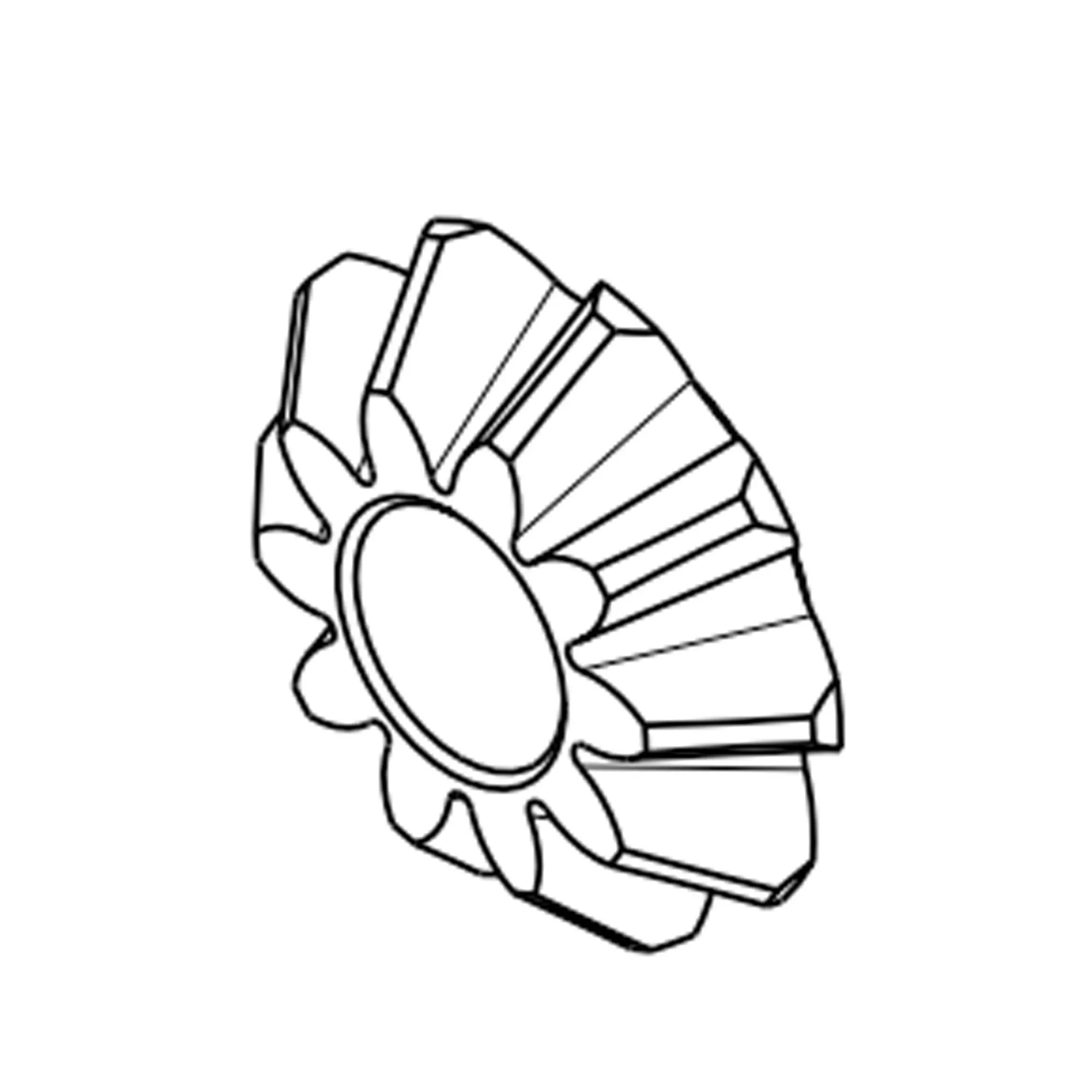 John Deere Differential Bevel Gear, 10 Teeth - R257604