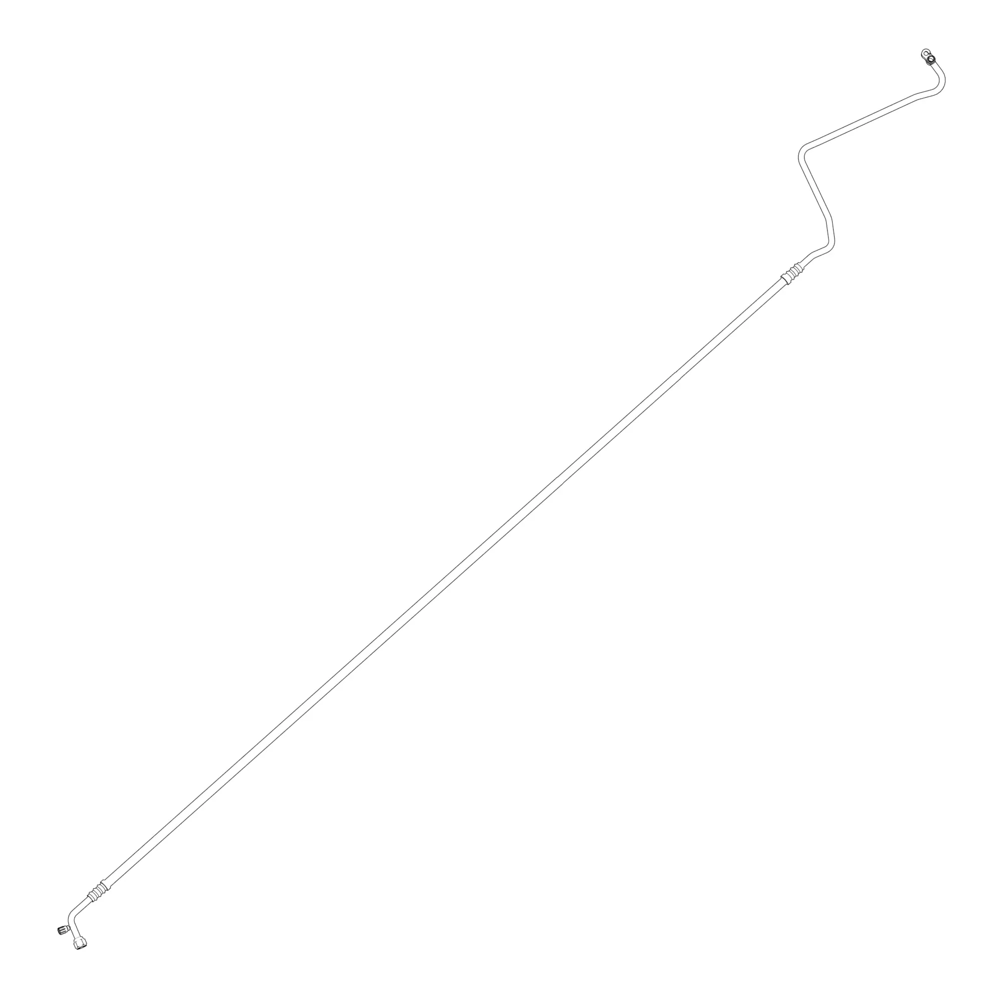 John Deere Refrigerant Hose, A/c, Compressor, Refrigerant Hose - AL210067