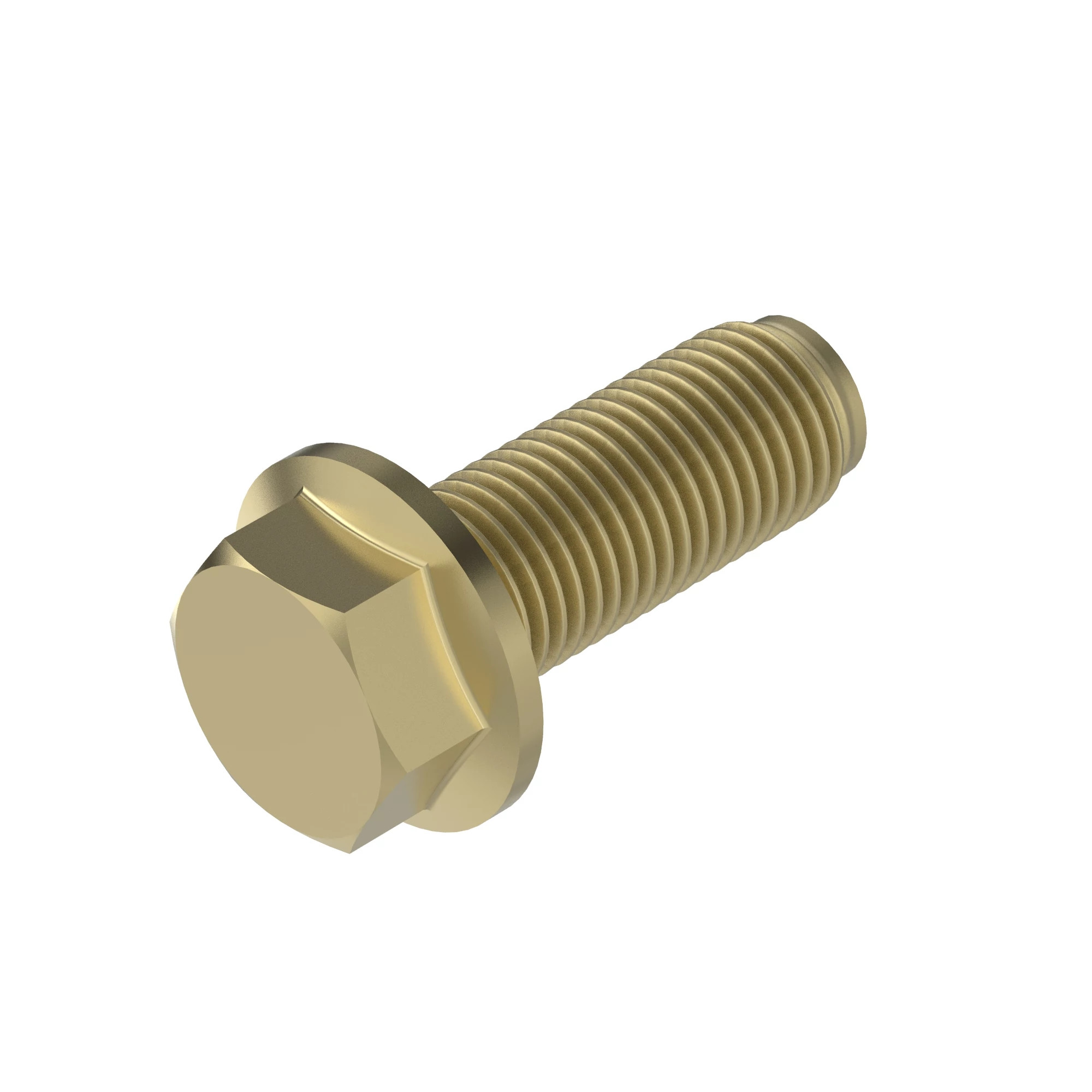 SCREW, FLANGED, METRIC, SERRATED