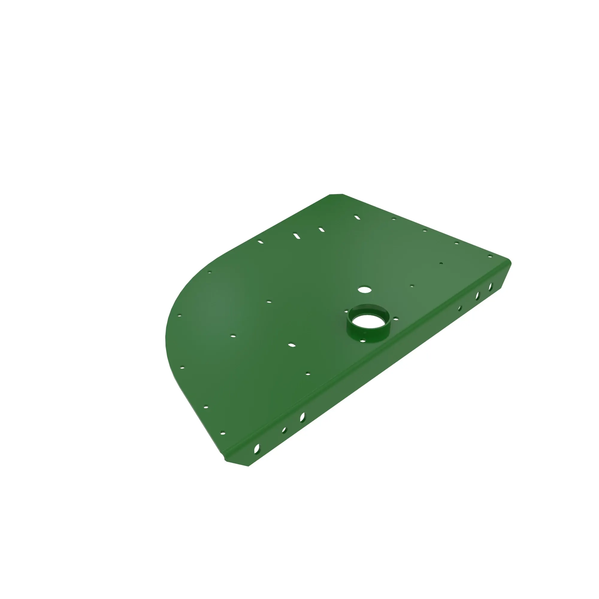 John Deere Left Side Sheet Assembly Straw Chopper - AH165937