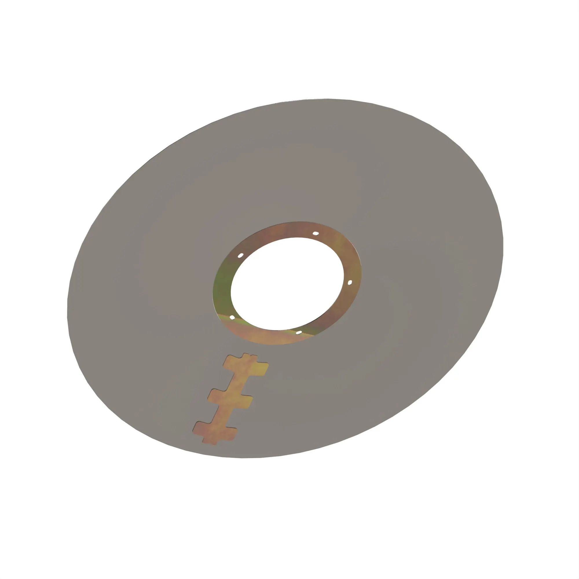 RAW WELDMENT, 54 WHL COVER WLD