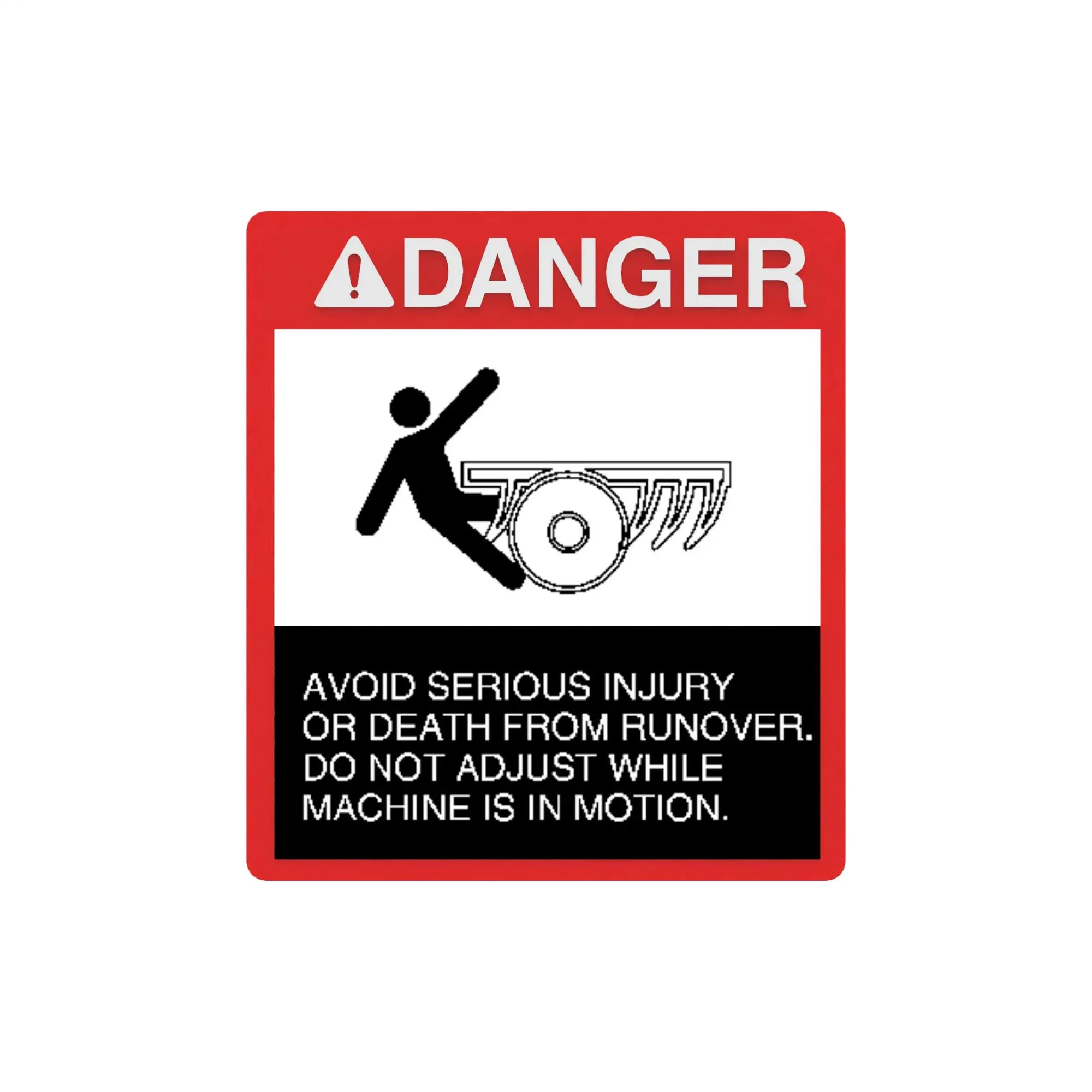 John Deere Safety Danger Label - A72515