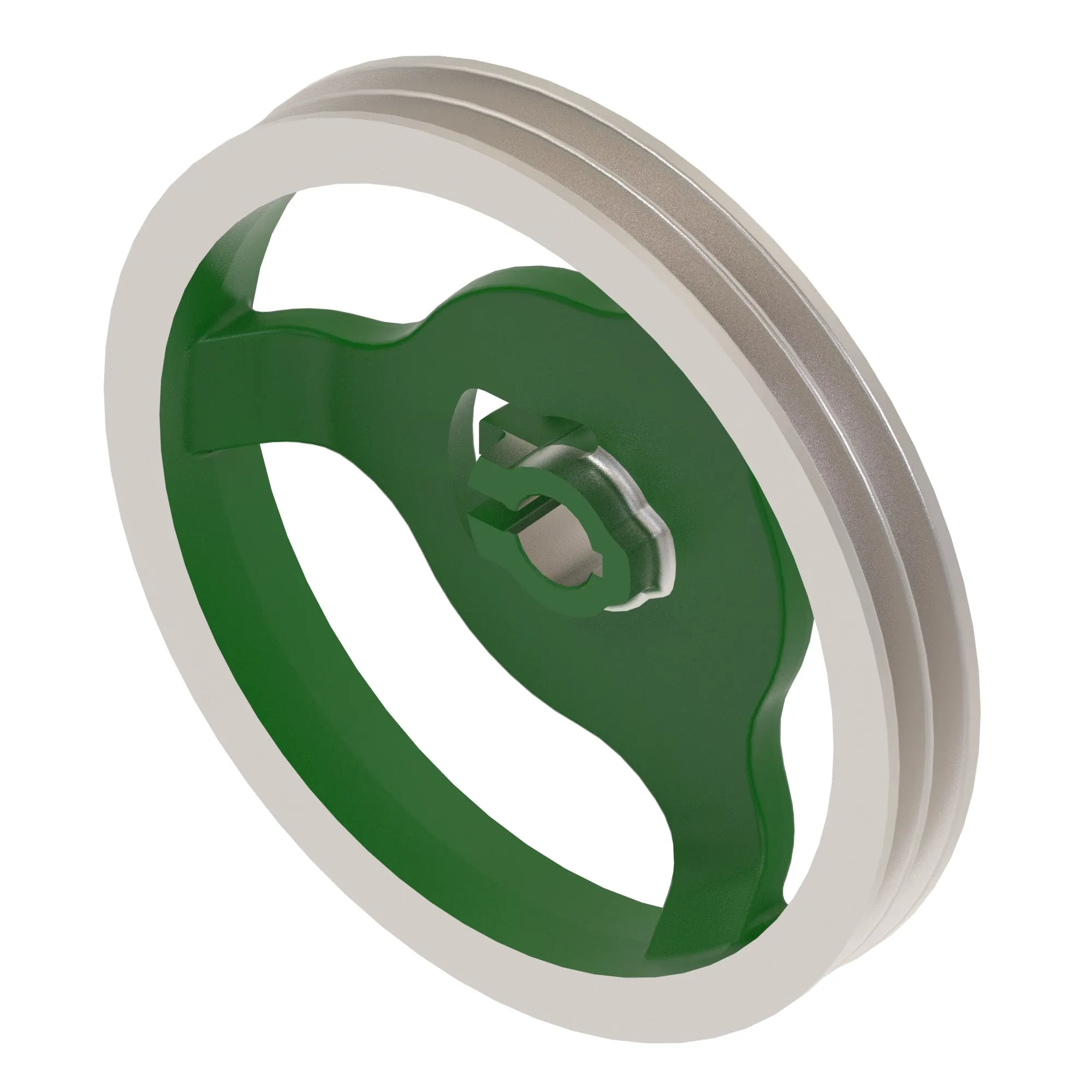 CROSS AUGER DRIVEN PULLEY
