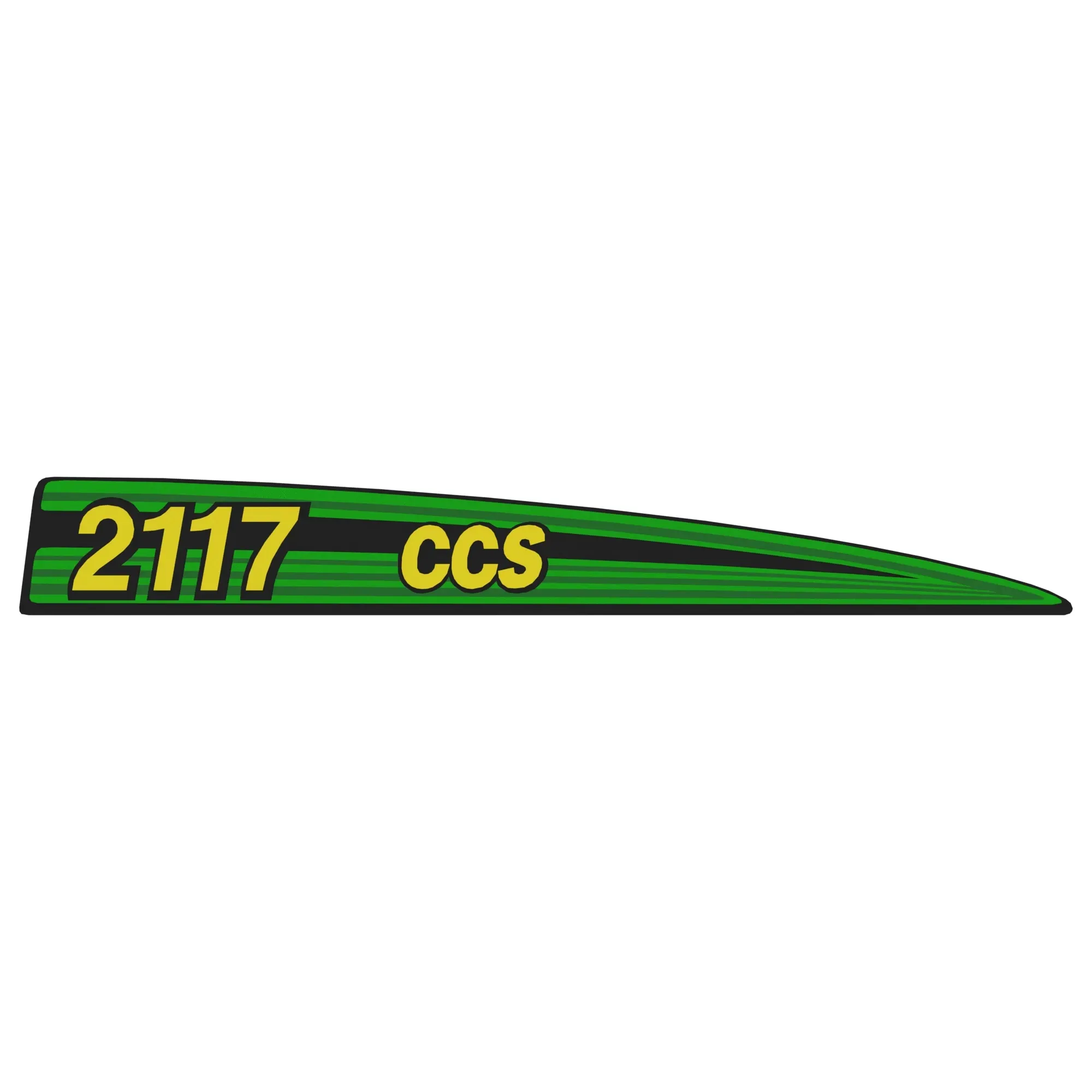 John Deere 2117ccs Decal, Right - CQ69444
