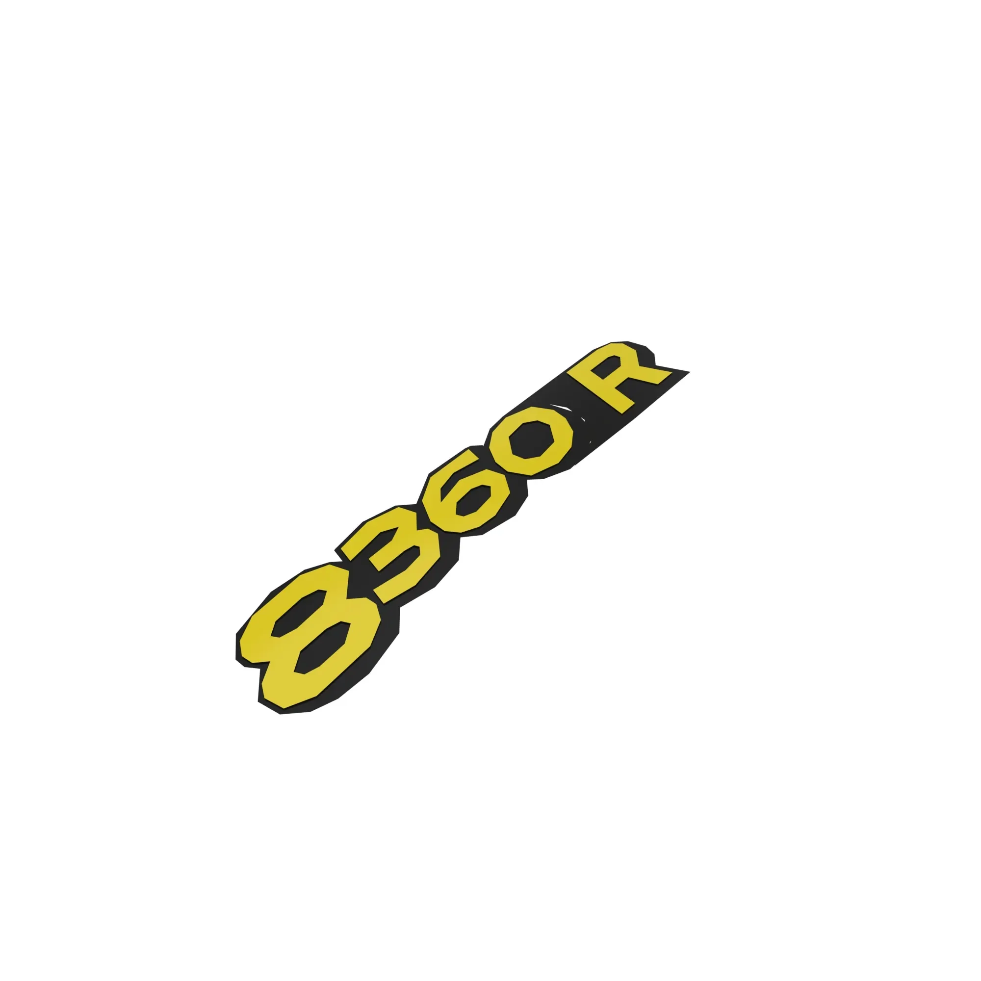 John Deere 8360R Model Number Label, Left Side - R297420