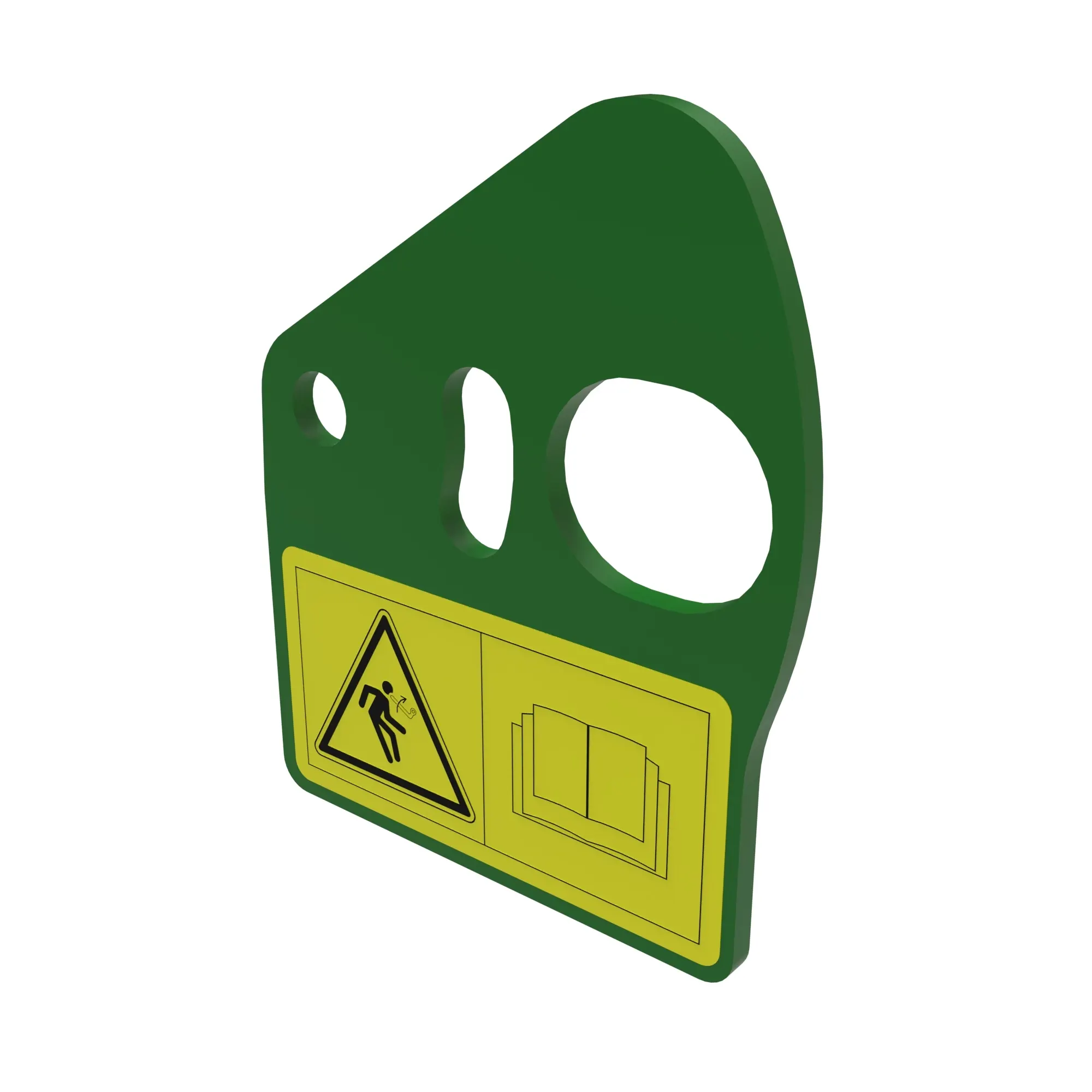 John Deere Weight Transfer Label Plate, Right Side - TCA25728
