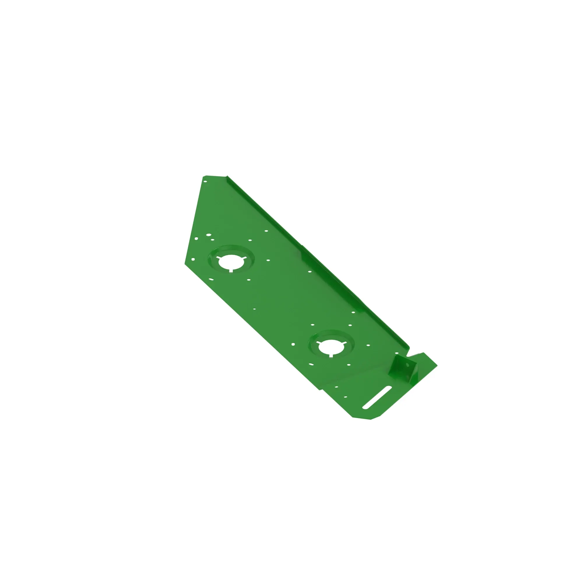 John Deere Cross Auger Bearing Left Side Plate - AZ104004