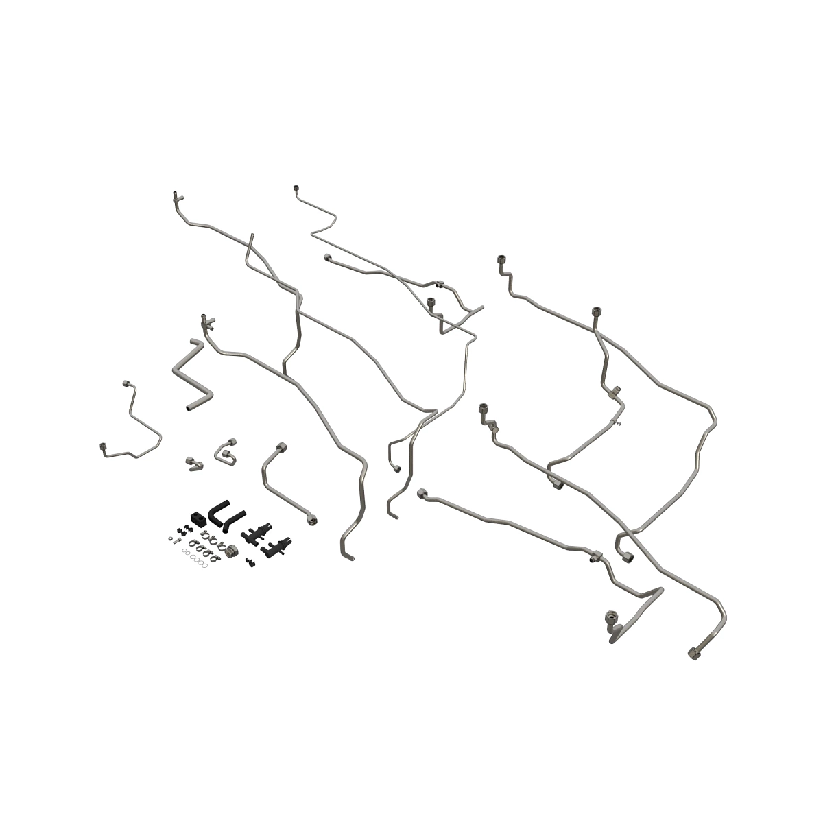 Oil Line, Steering Lines, W&W/O Tls