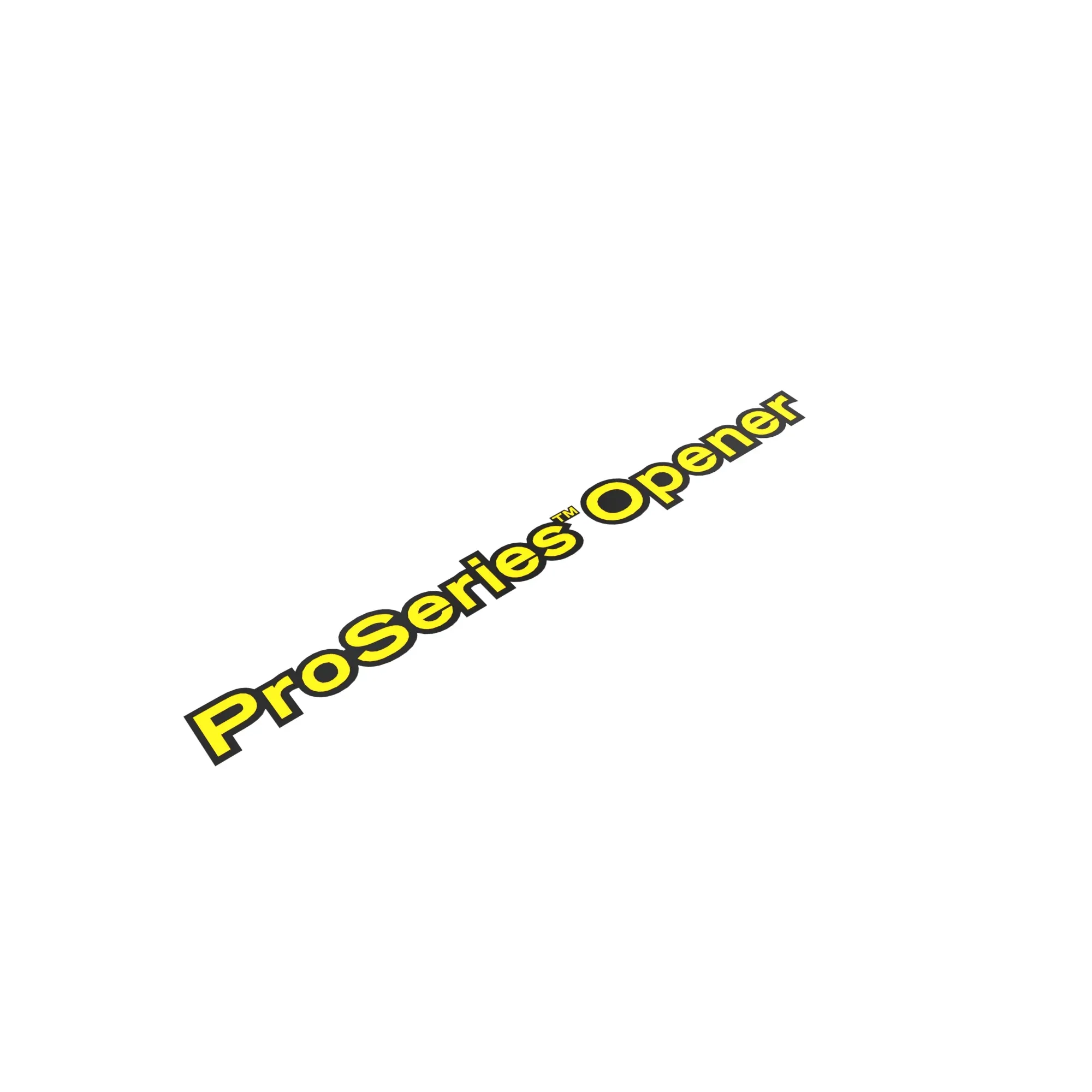 John Deere ProSeries™ Opener Label - A112416