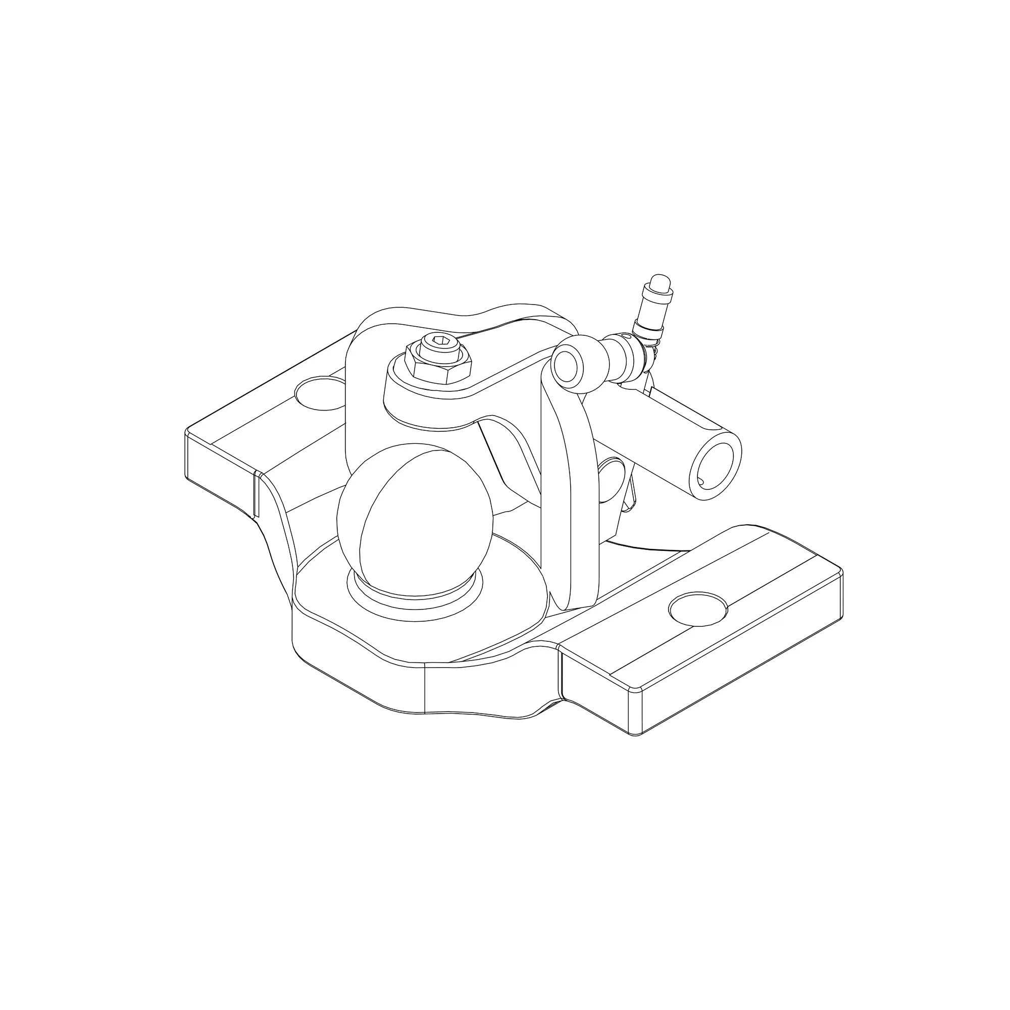 John Deere Ball type Wagon Hitch - AL177175